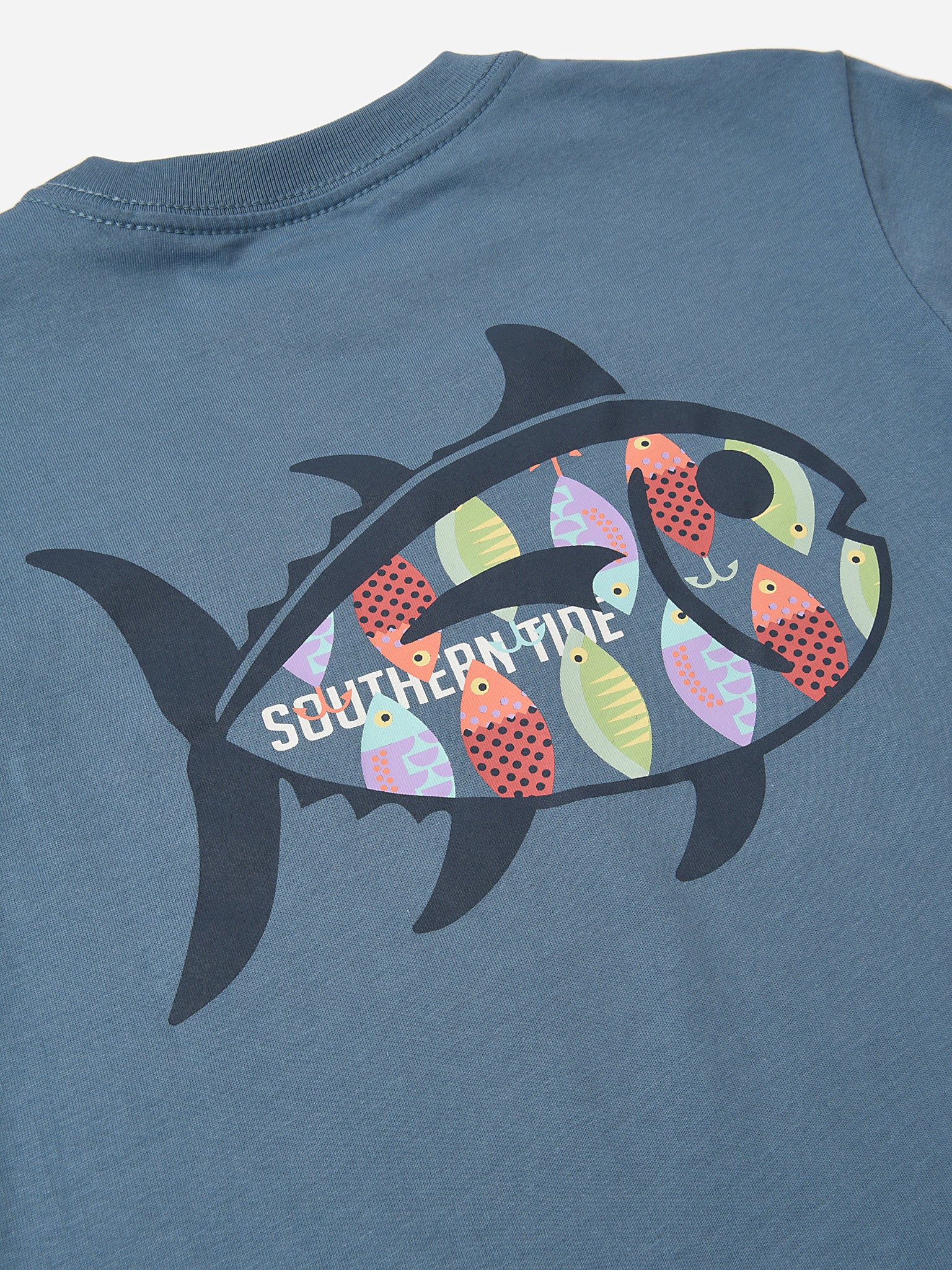 Southern Tide Boys' Skipjack Lure Fill Short Sleeve T-Shirt - Image 3