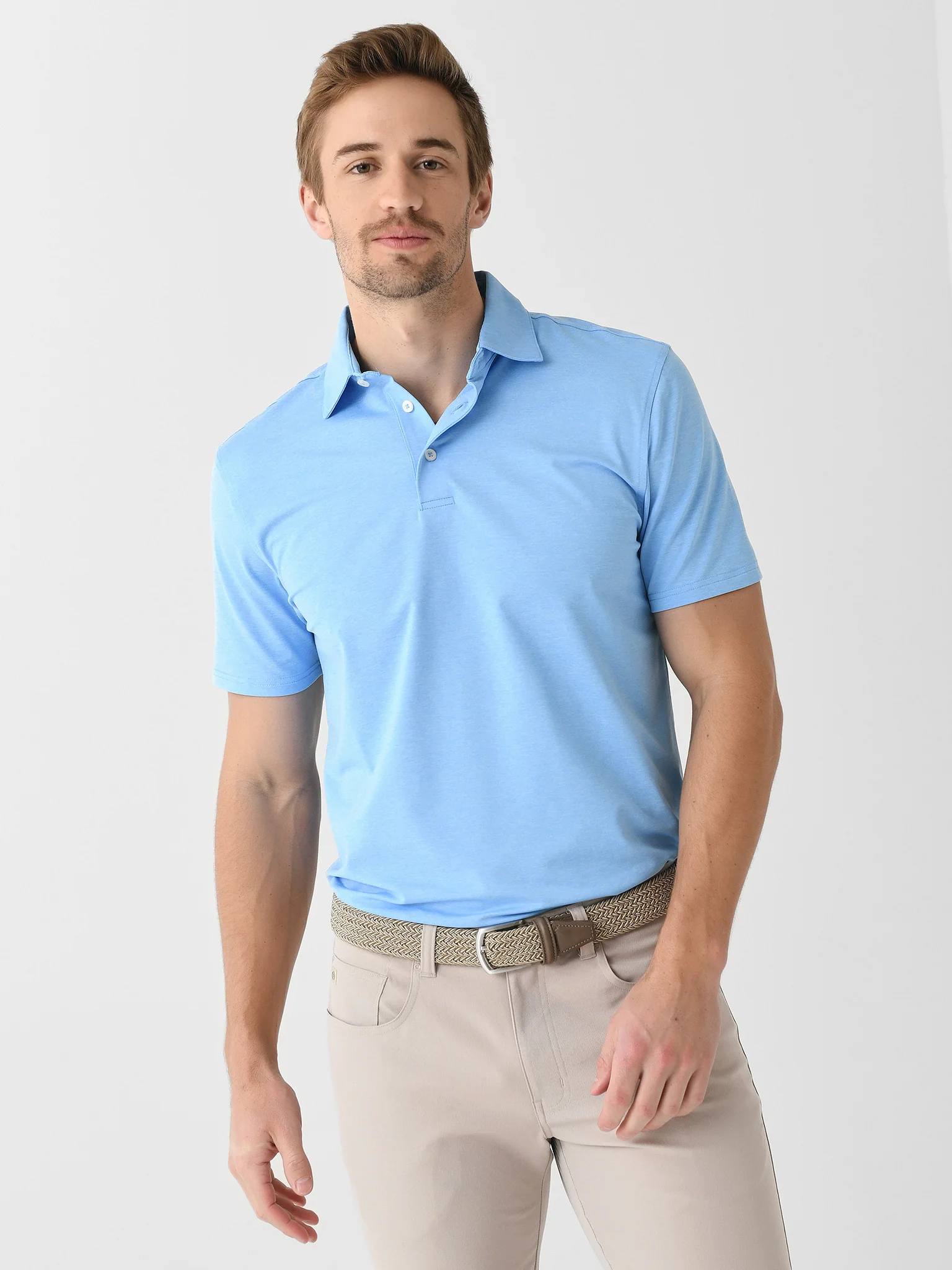 Southern Tide Men's Brrr°-eeze Heather Performance Polo