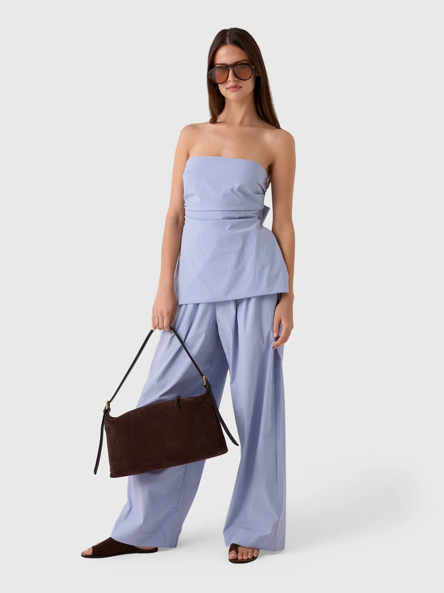 St. Agni Women's Strapless Tie Back Top - Image 2