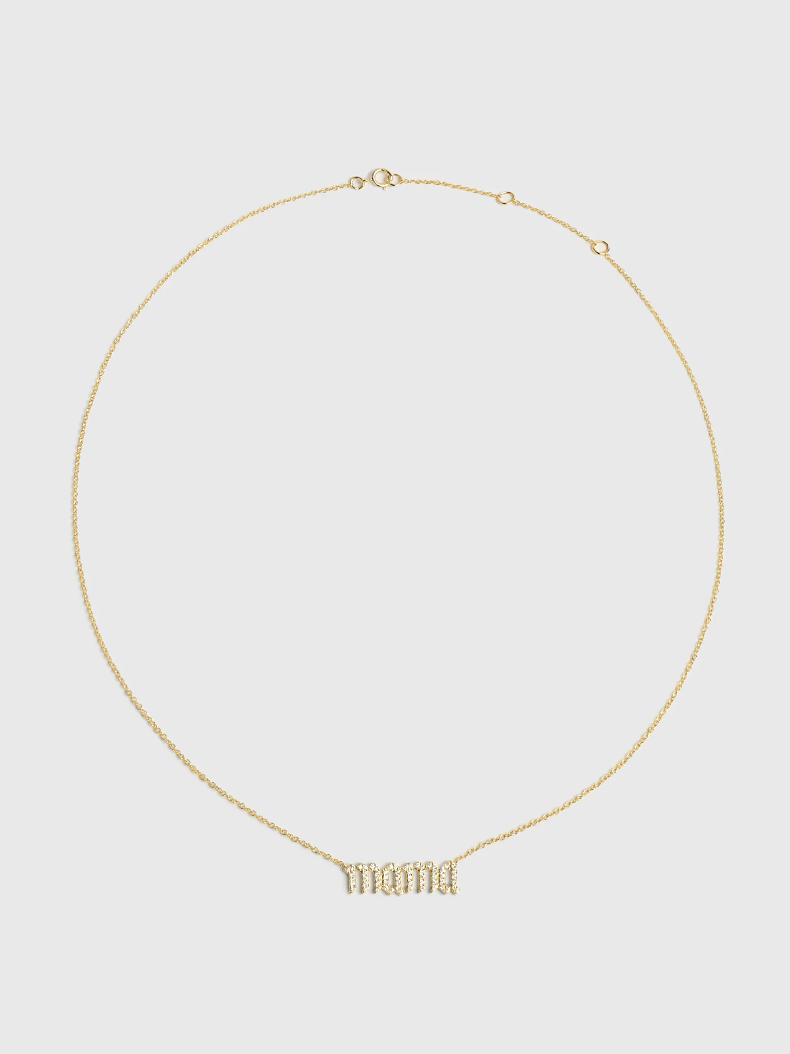 Stone And Strand Diamond Gothic Mama Necklace