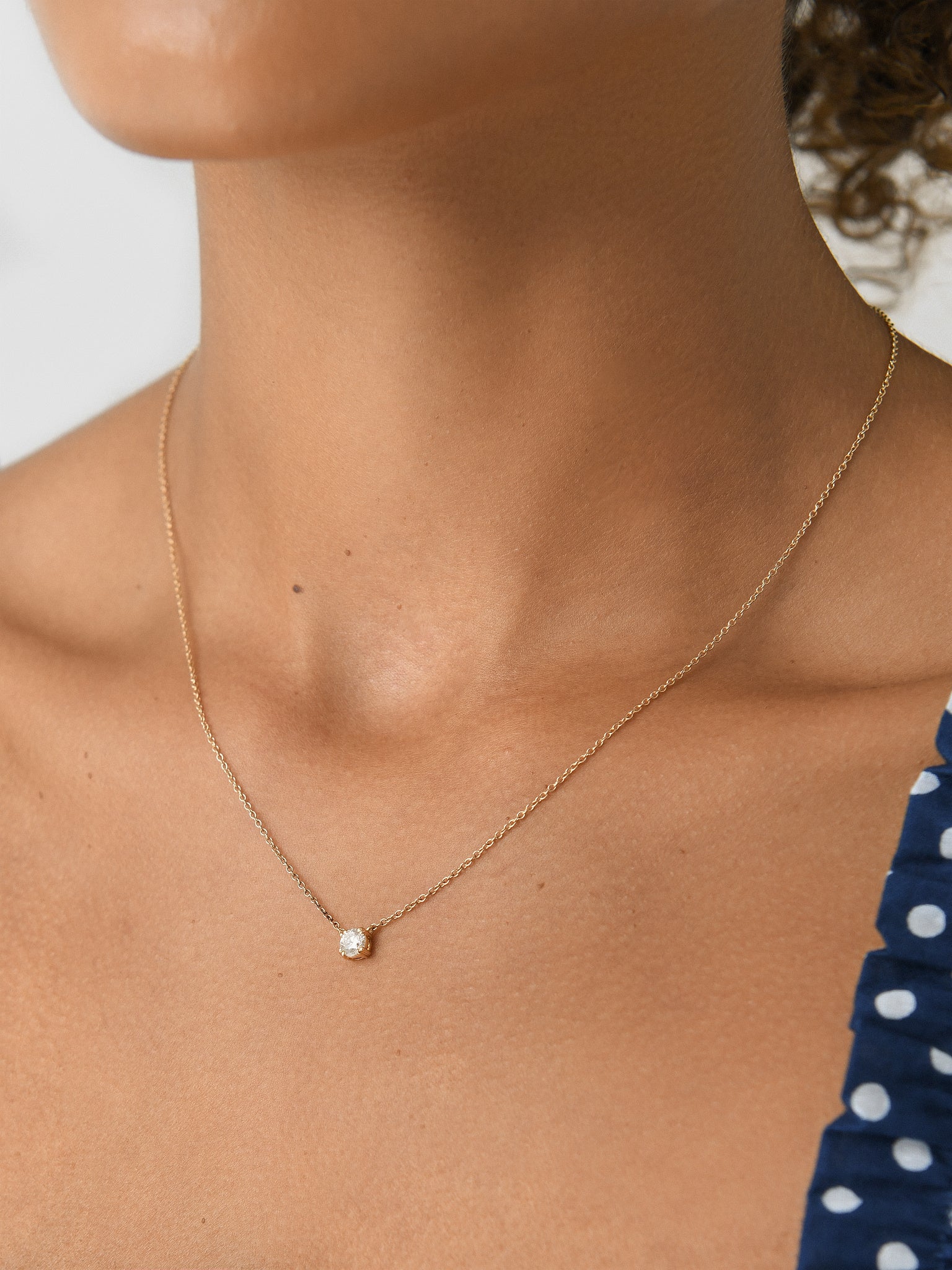 Stone And Strand The Essential Diamond Solitaire Necklace - Image 2