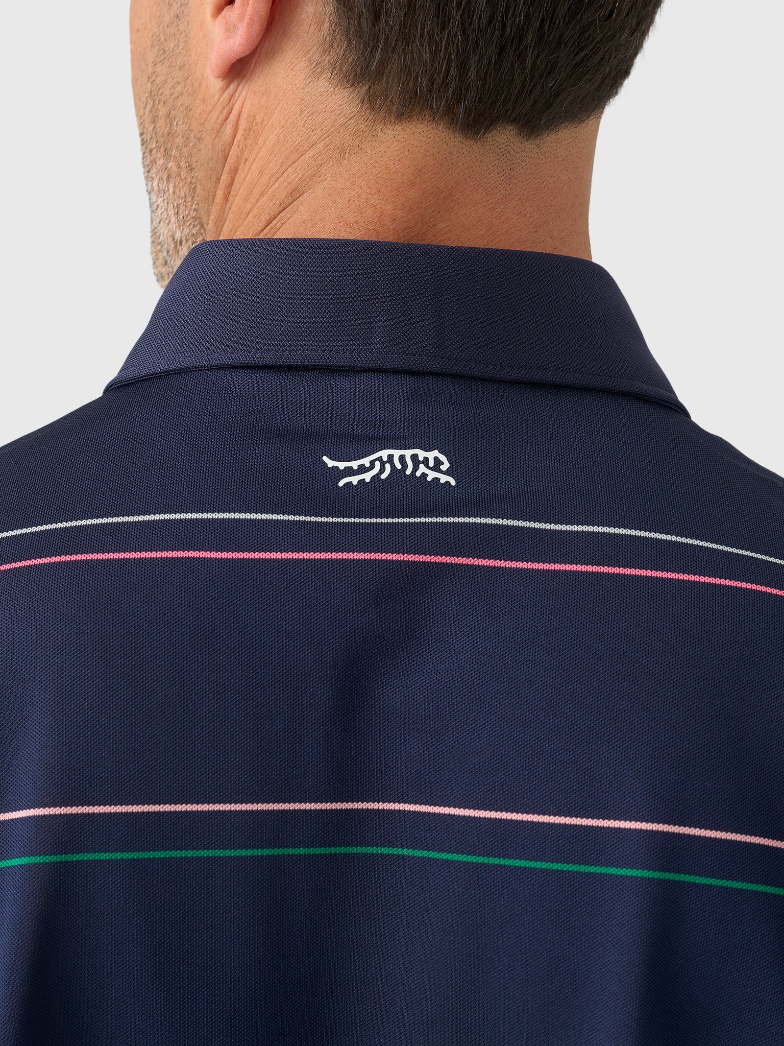 Sun Day Red Men's Heritage Jupiter Stripe Polo - Image 5