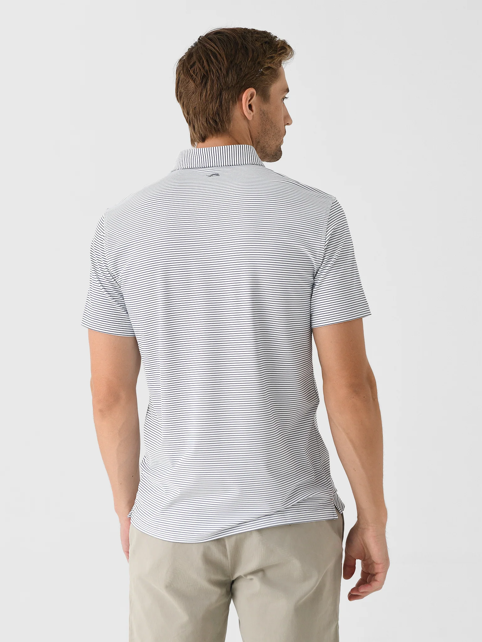 Sun Day Red Men's Refined Cypress Stripe Polo - Image 10