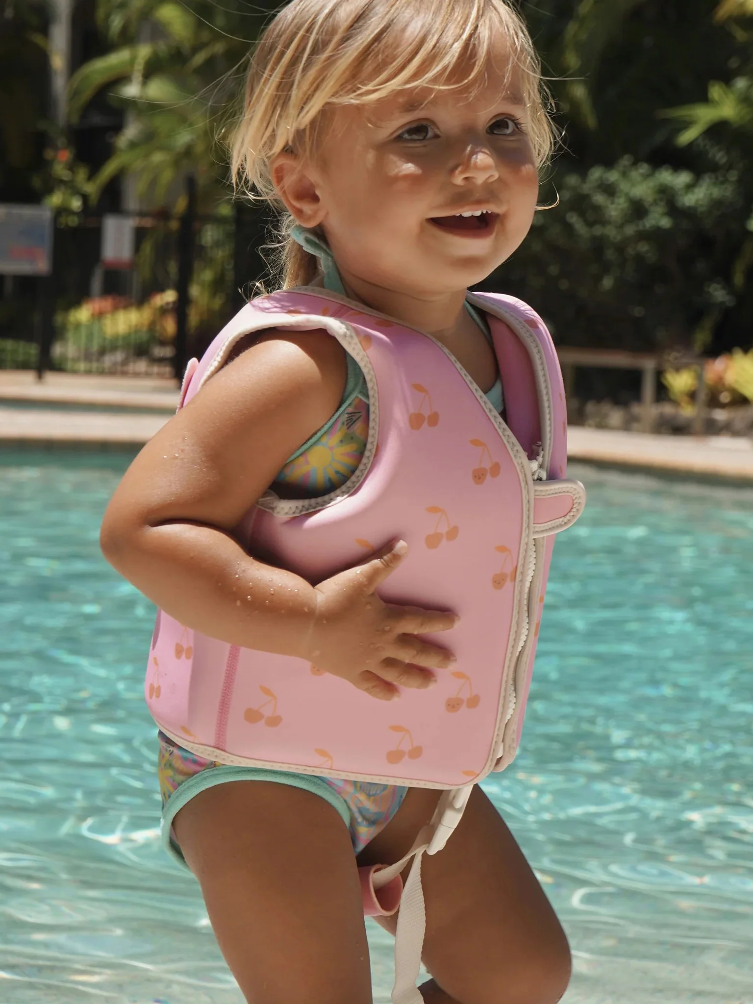 Sunnylife Cotton Candy Cherry Swim Vest - Image 2
