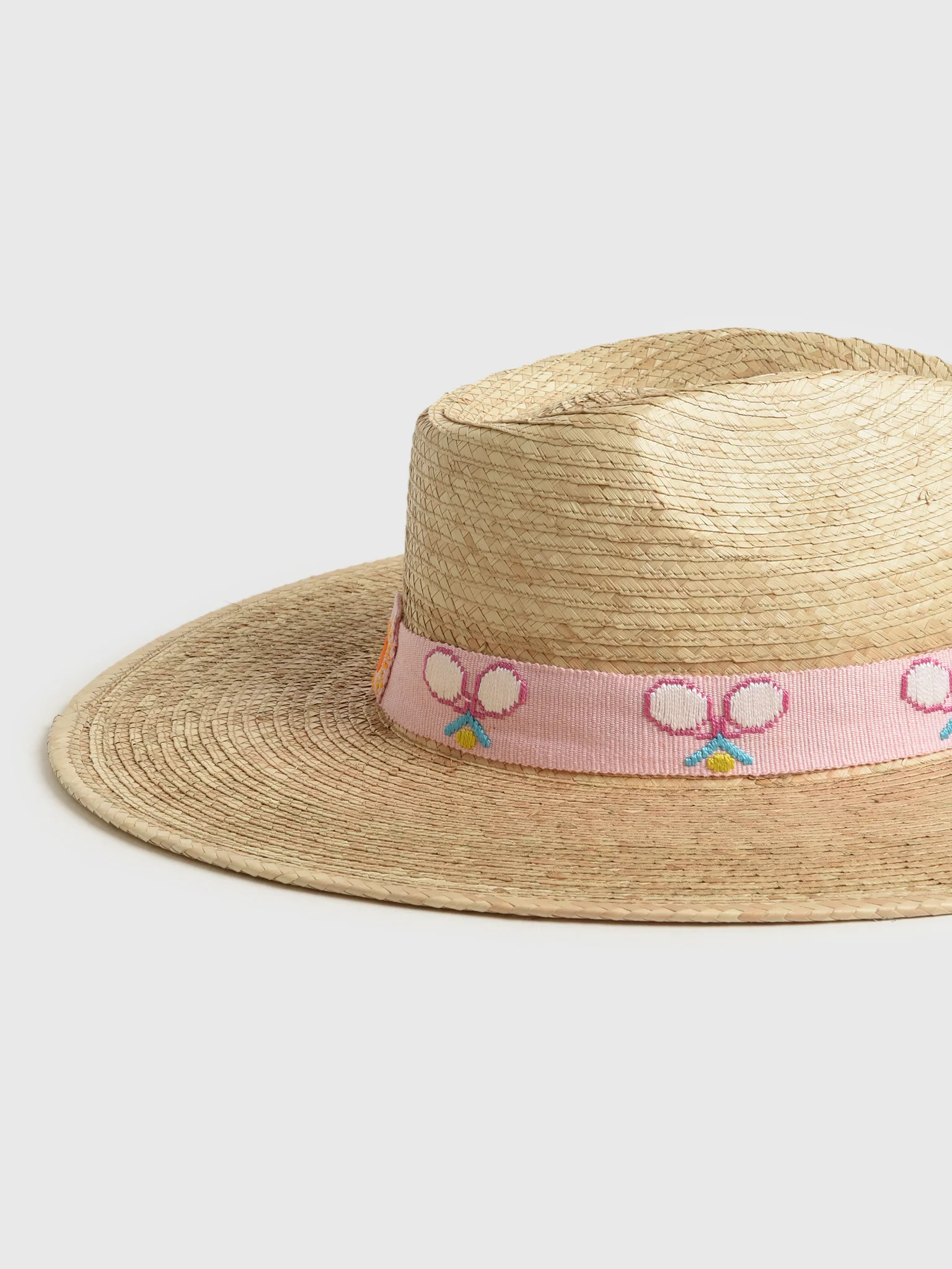 Sunshine Tienda Women's Tennis Racket Palm Hat - Image 3