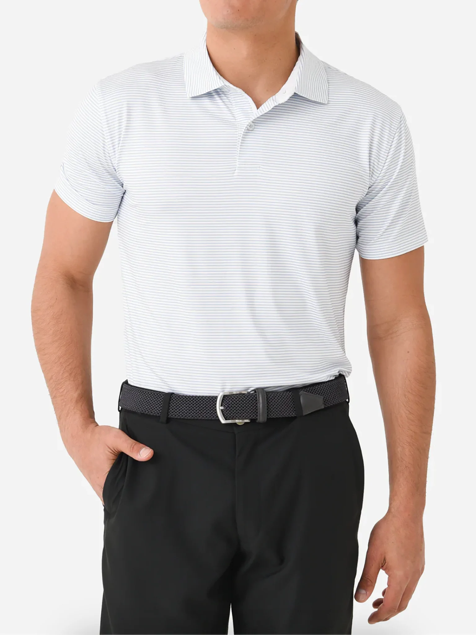 Super Mex Men's Feeder Stripe Polo - Image 3