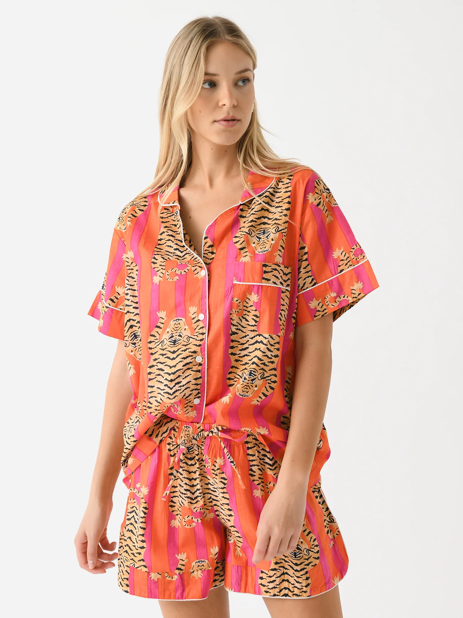 Sur La Vague Women's Short Pajama Set