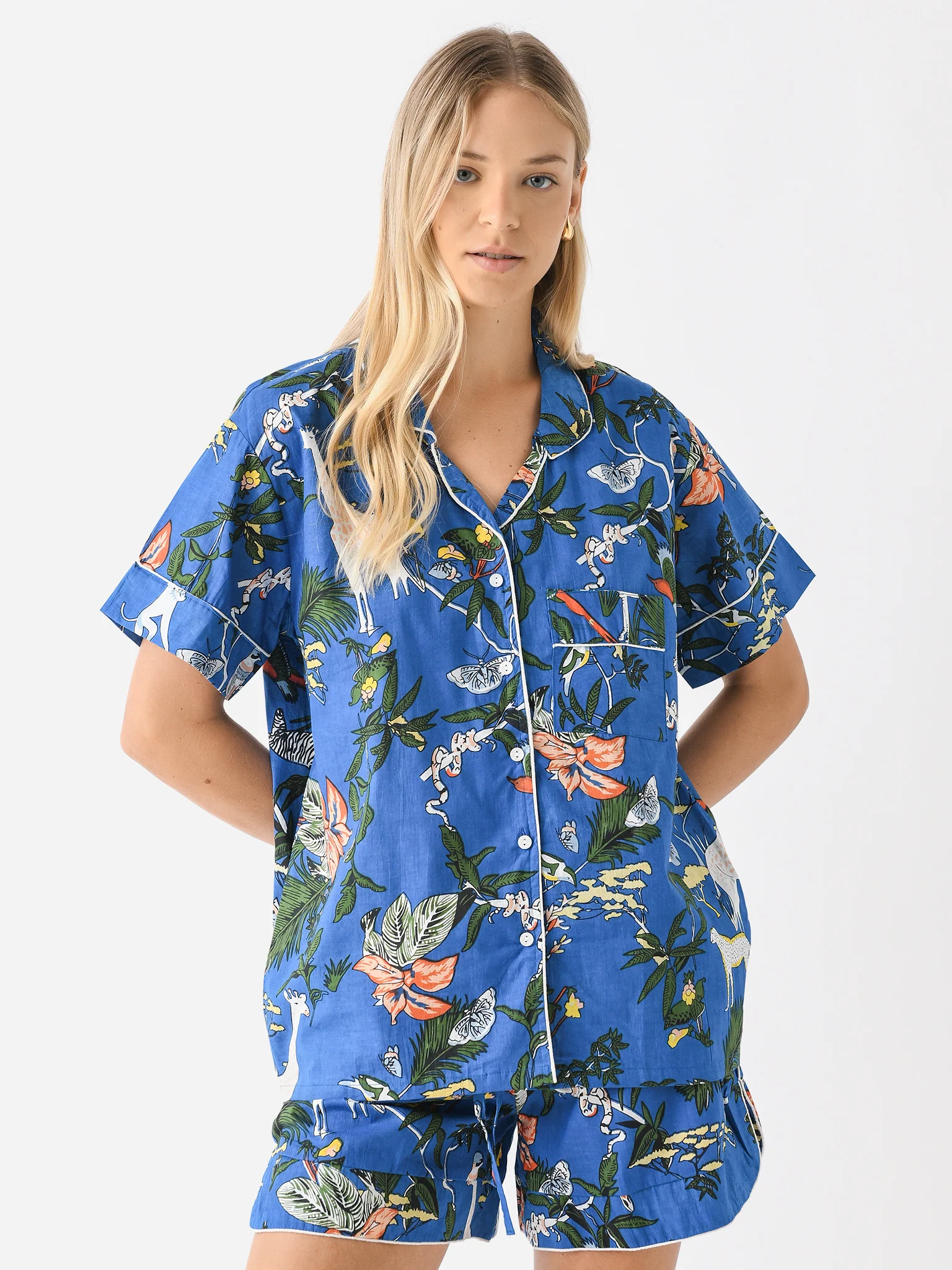 Sur La Vague Women's Short Pajama Set - Image 6