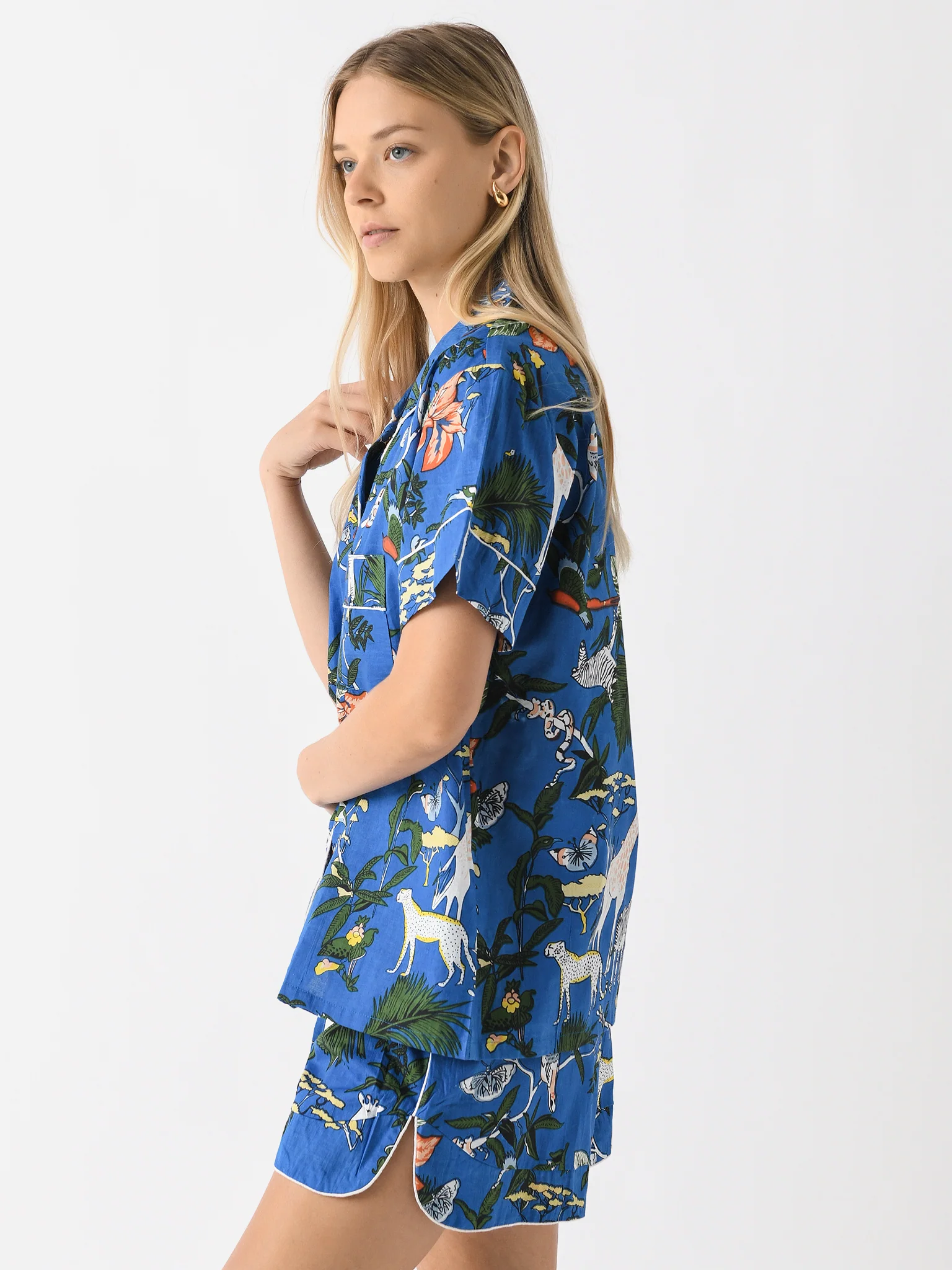 Sur La Vague Women's Short Pajama Set - Image 8