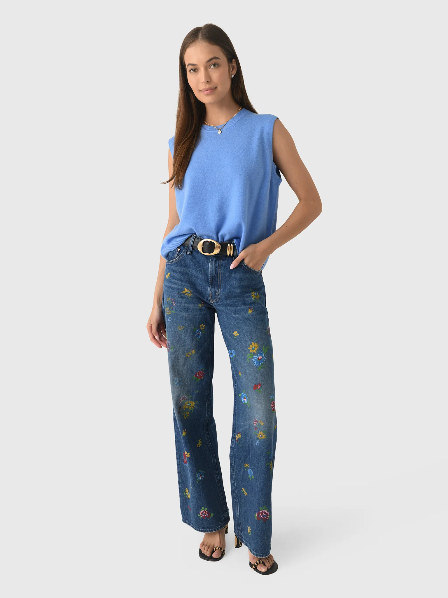 The Great Women's The Cashmere Pullover Vest - Image 2