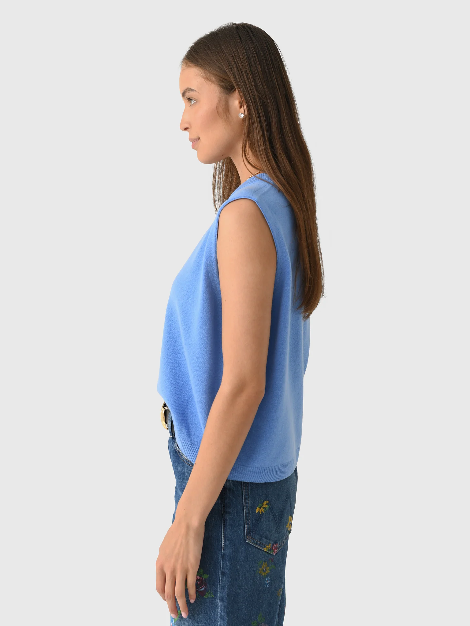 The Great Women's The Cashmere Pullover Vest - Image 3