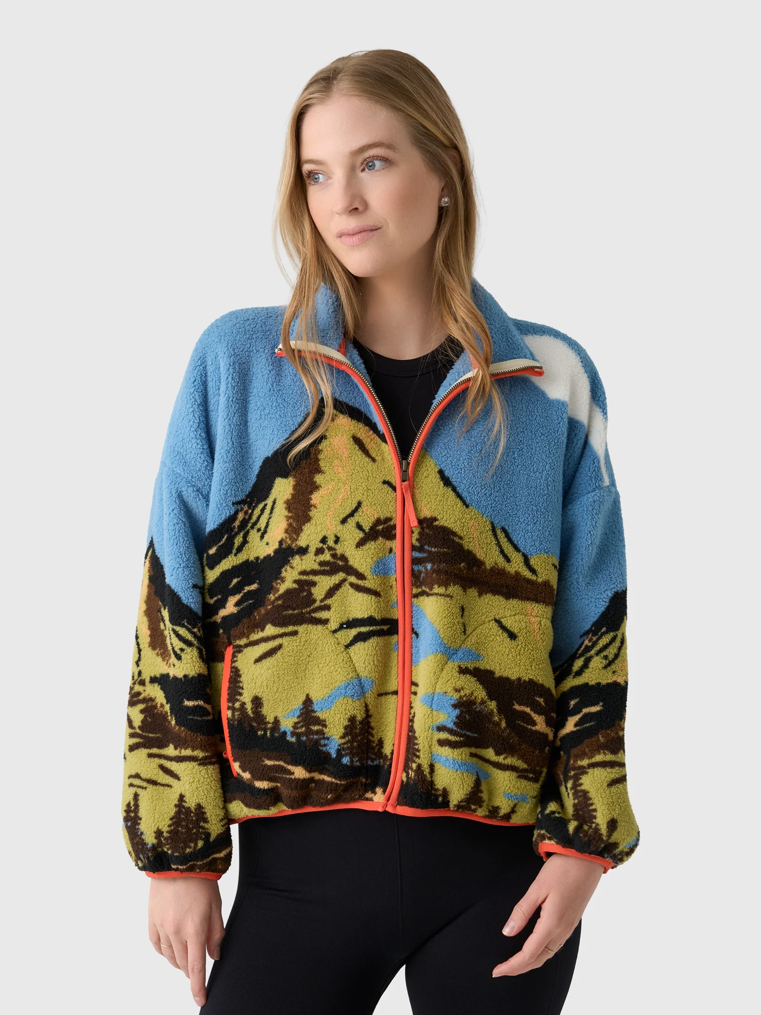 The Great Women's The Plush Terrain Full-Zip Jacket