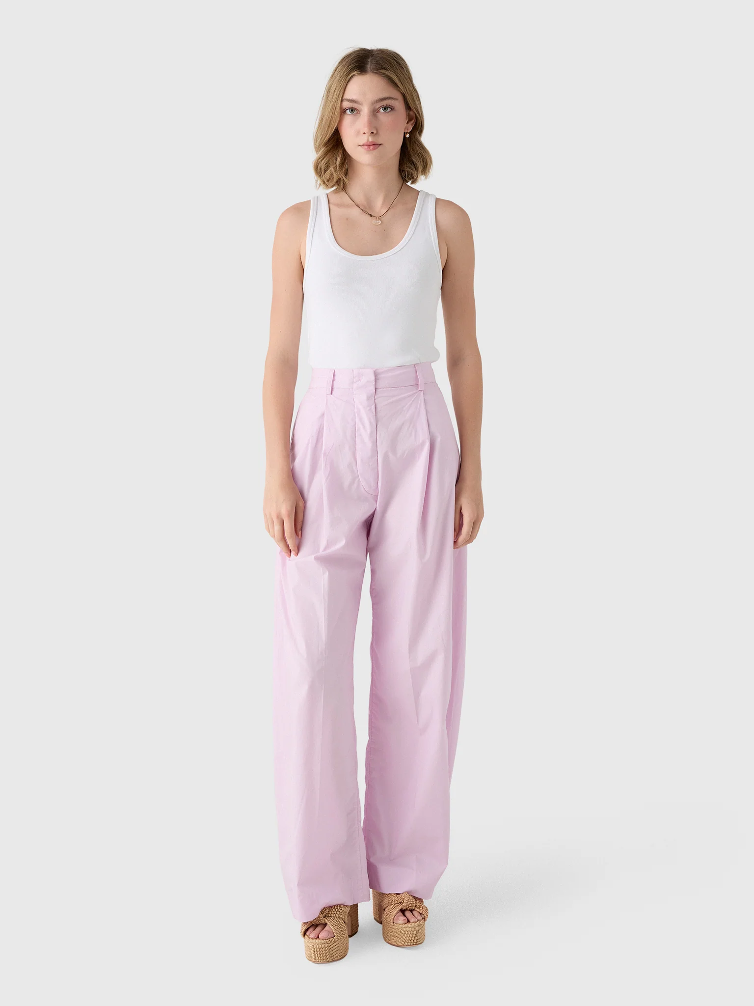 The Latest Women's Billie Poplin Trouser - Image 7