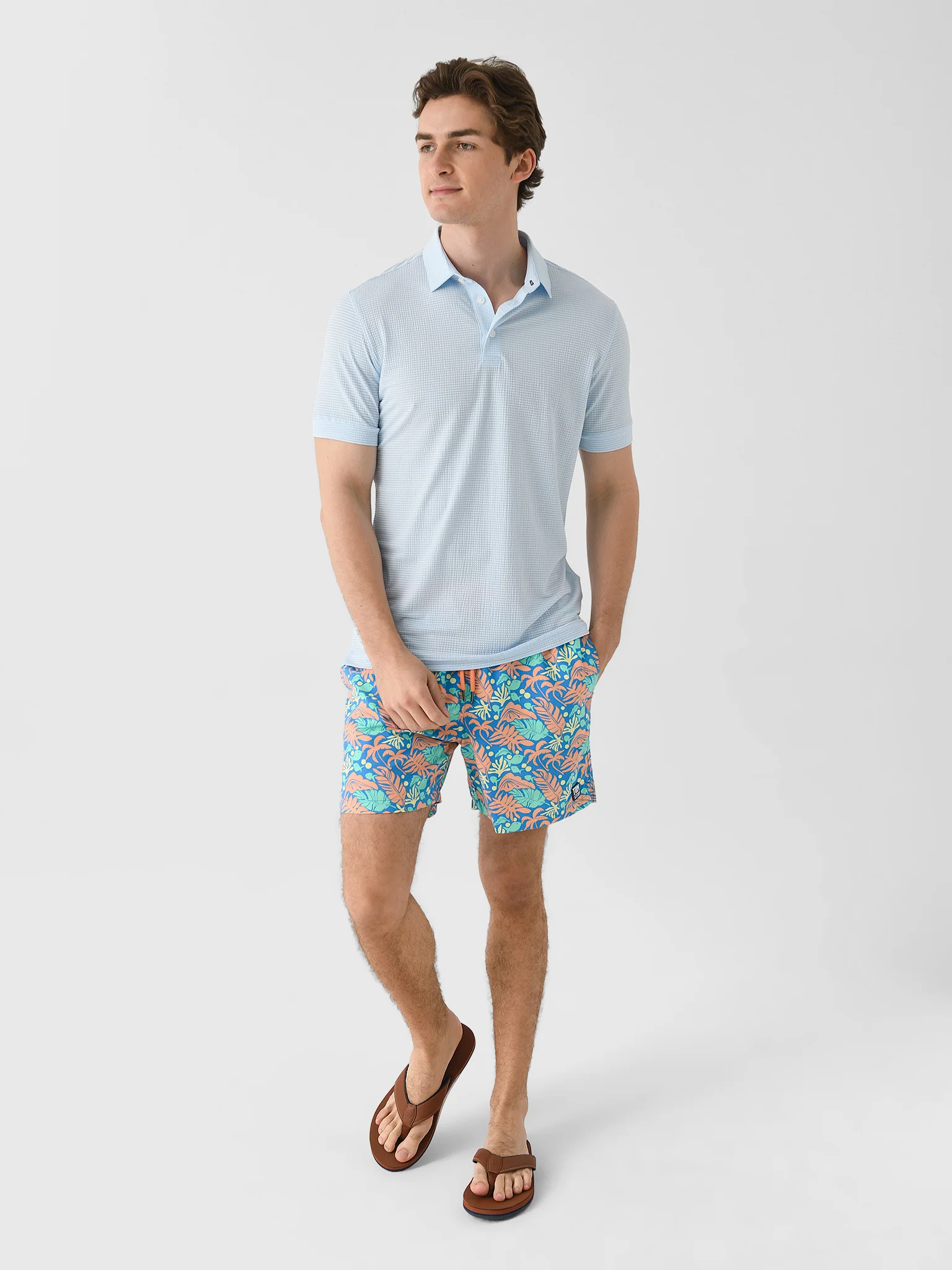 Tom & Teddy Men's Botanical Swim Trunk - Image 2