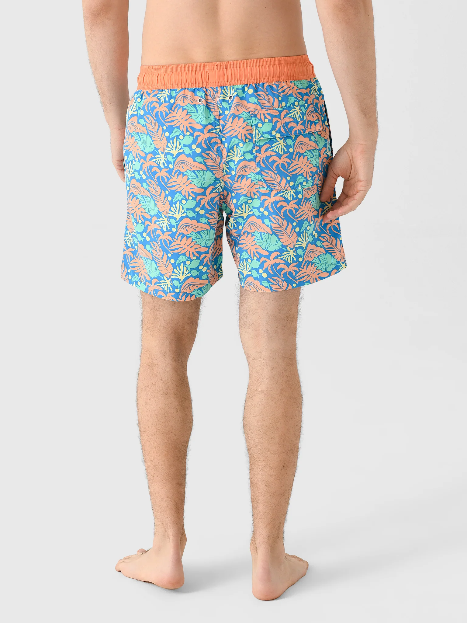 Tom & Teddy Men's Botanical Swim Trunk - Image 4