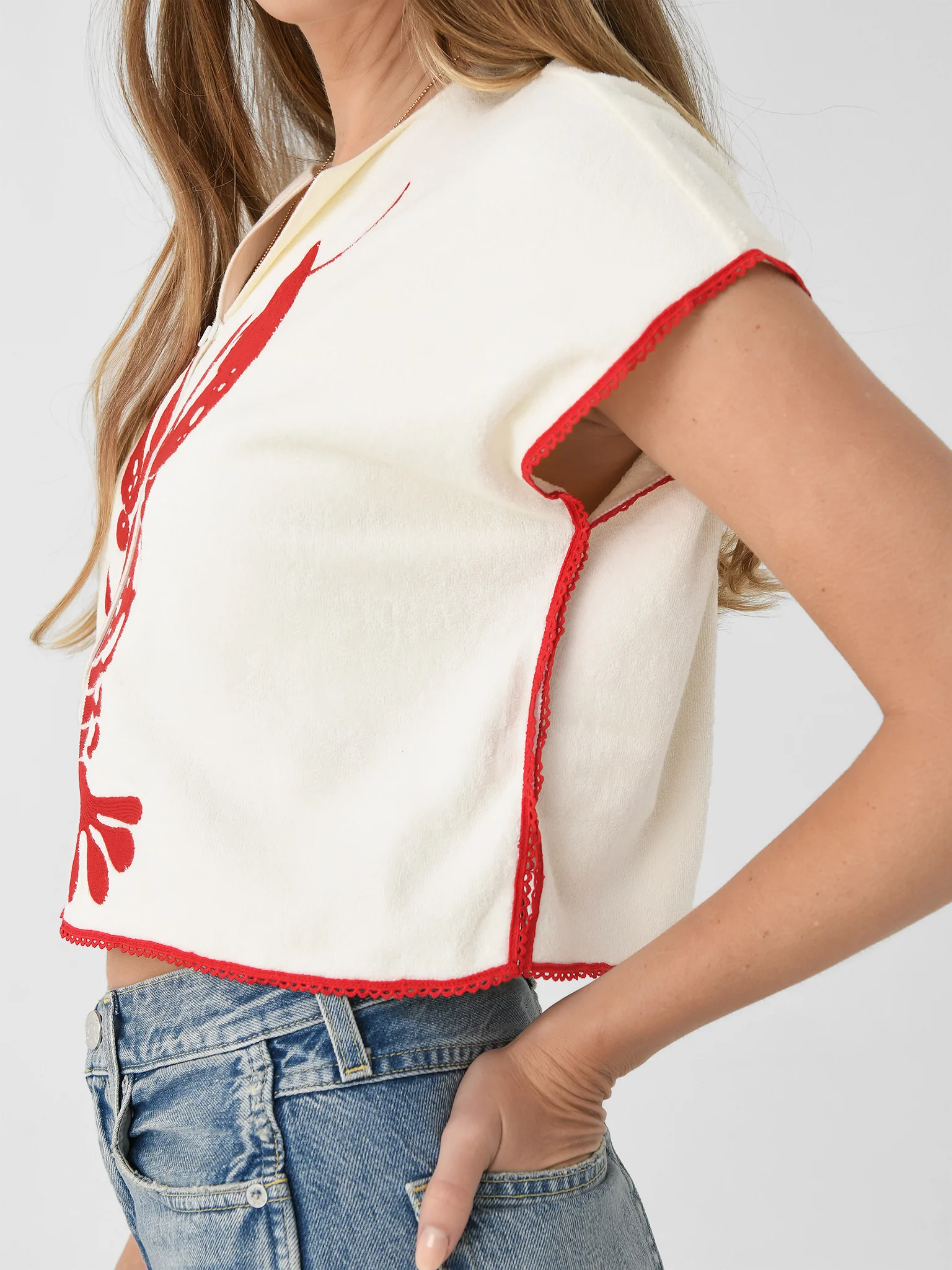 Tombolo Women's Better Half Hand Towel Top - Image 6