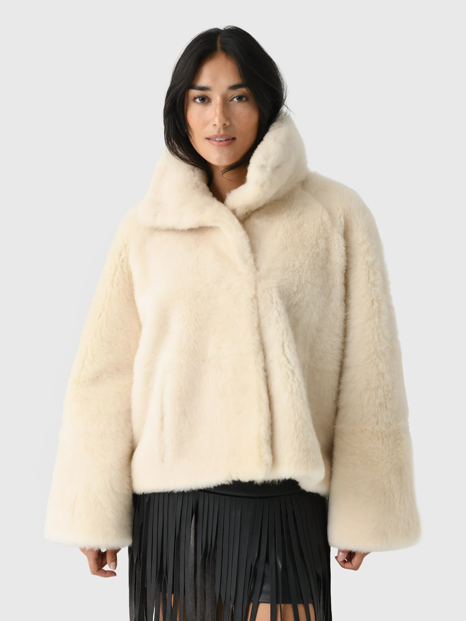 Utzon Women's Jayda Reversible Shearling Jacket
