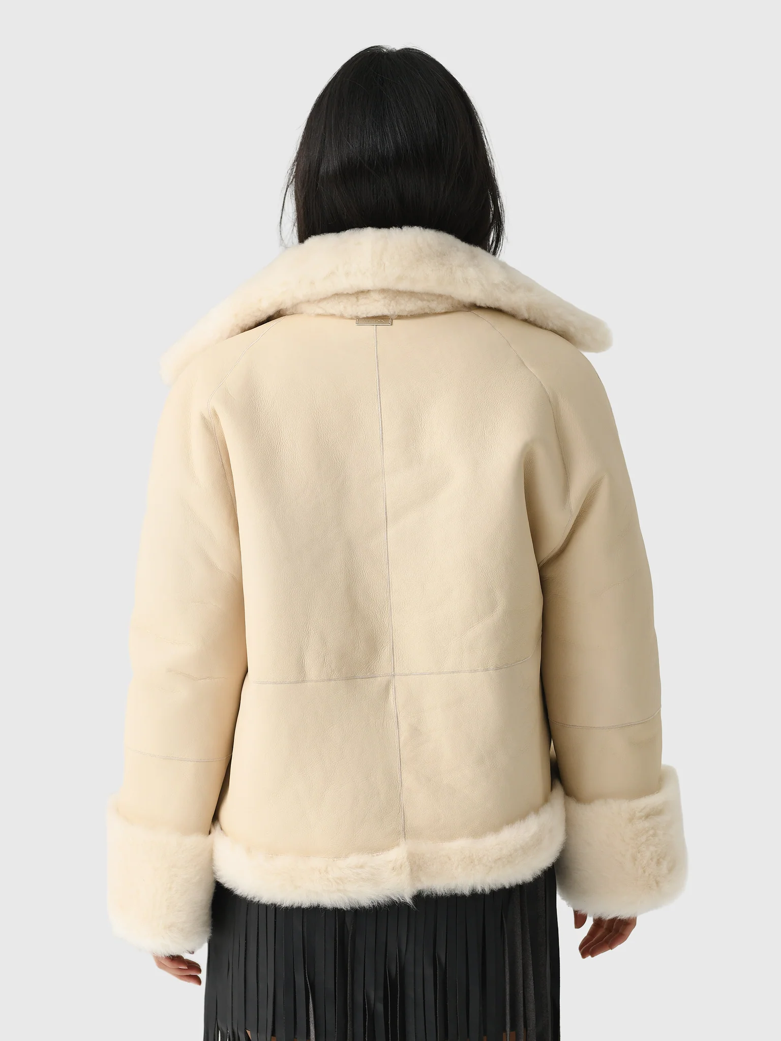 Utzon Women's Jayda Reversible Shearling Jacket - Image 5