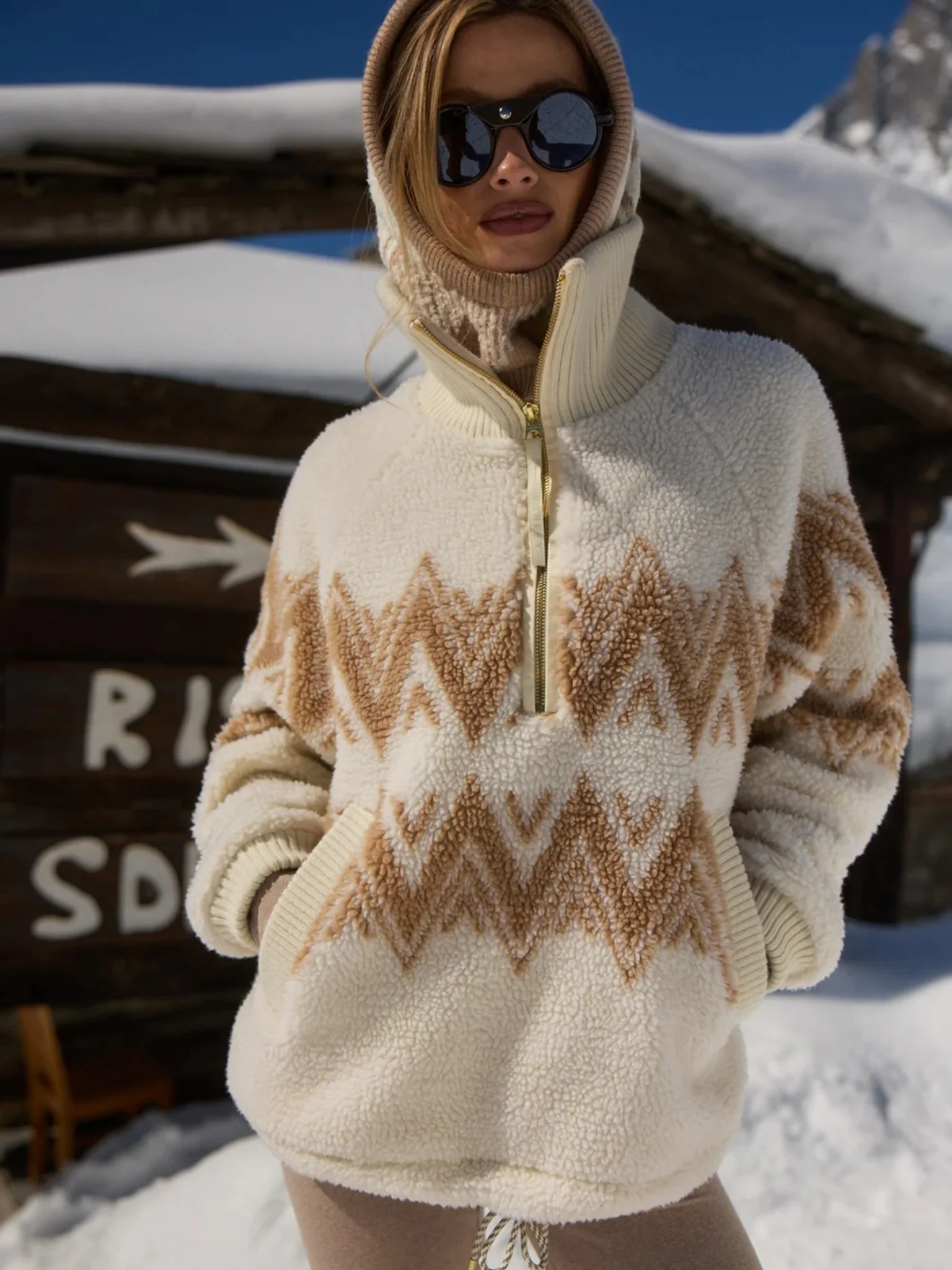 Varley Women's Hendrik Half-Zip Sherpa