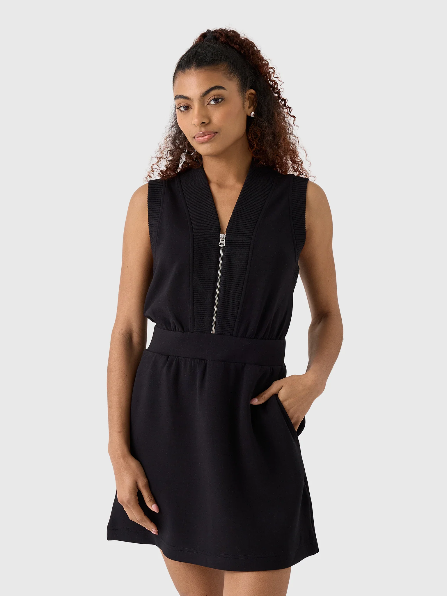 Varley Women's Polyanna Half-Zip Dress
