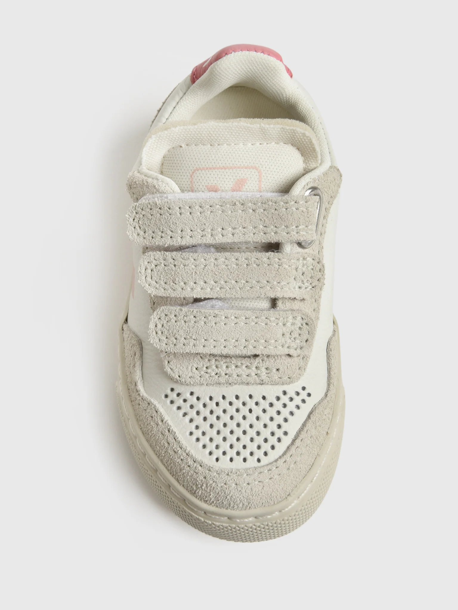 VEJA Kids' Small V-90 Leather Sneaker - Image 2
