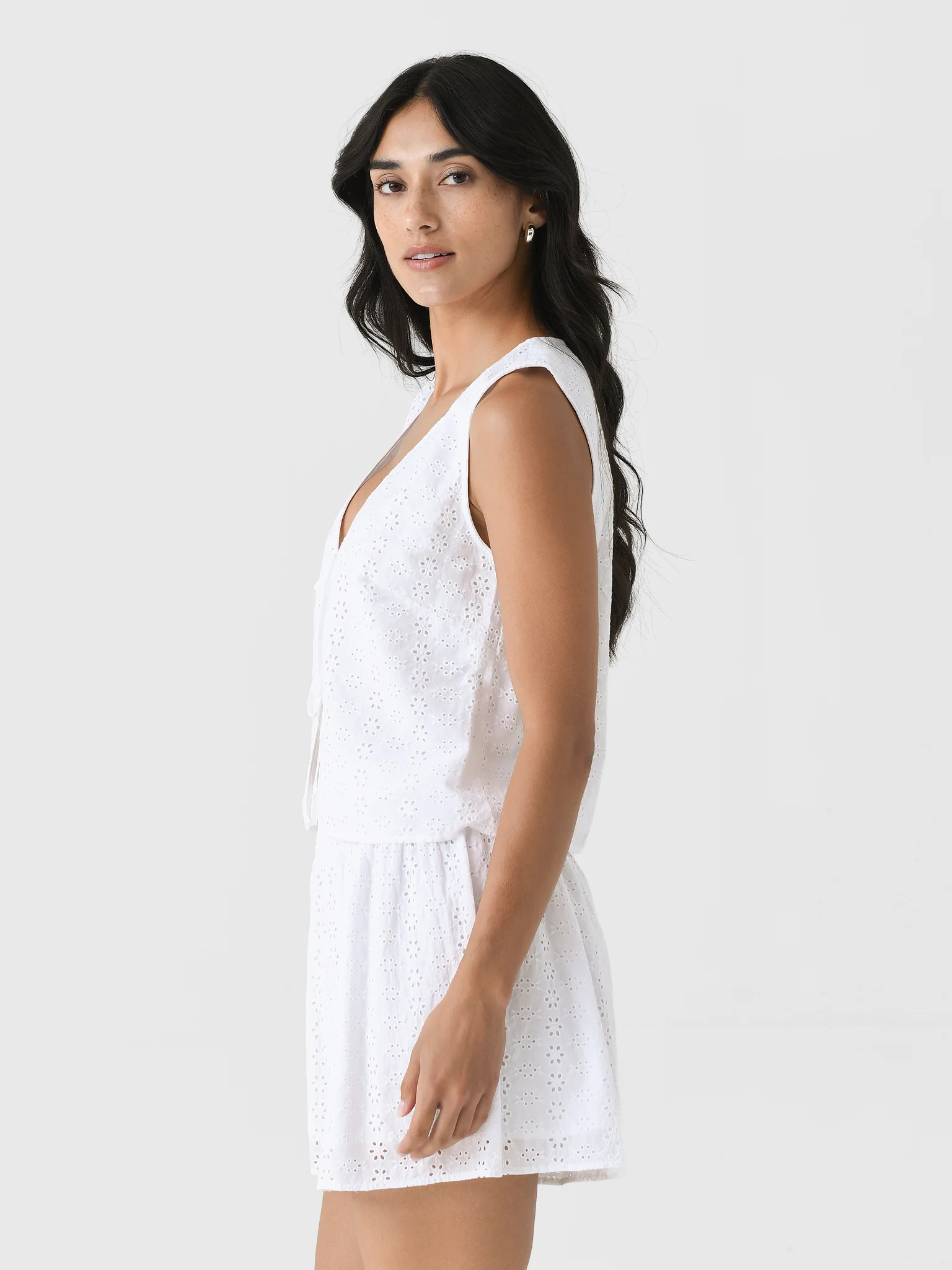 Velvet Women's Ava Eyelet Top - Image 3