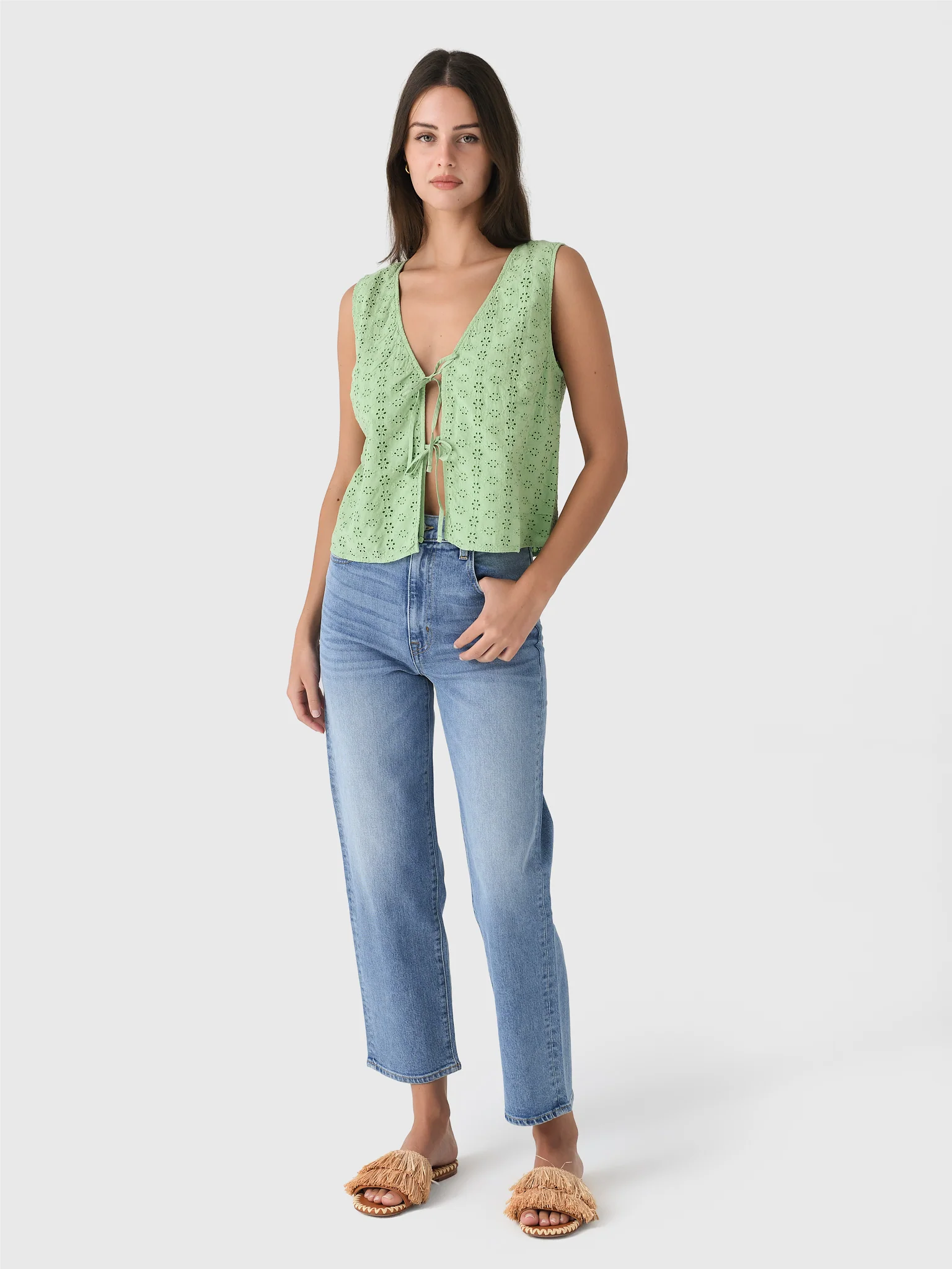 Velvet Women's Ava Eyelet Top - Image 6