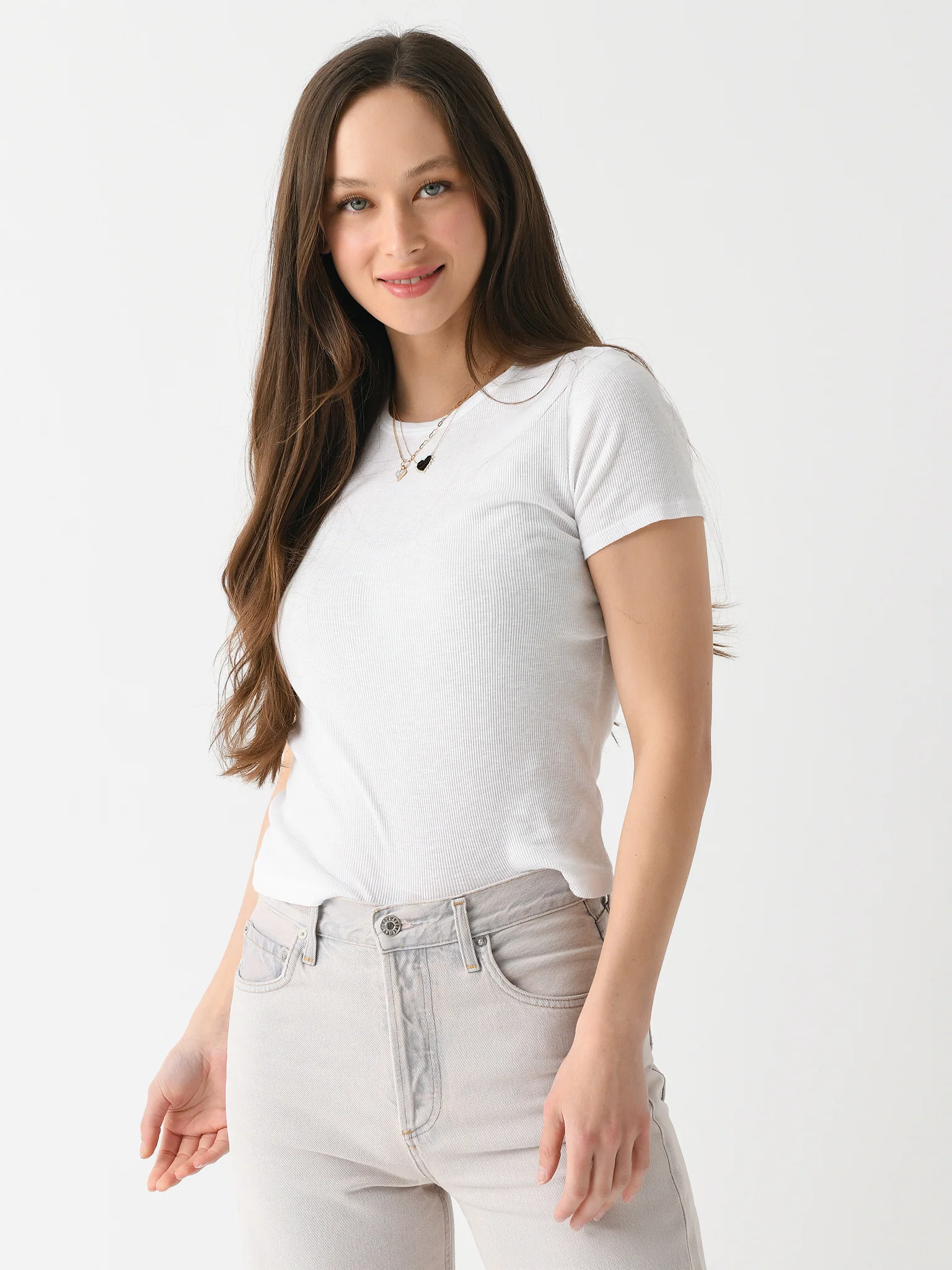 Velvet Women's Brenny Ribbed Tee