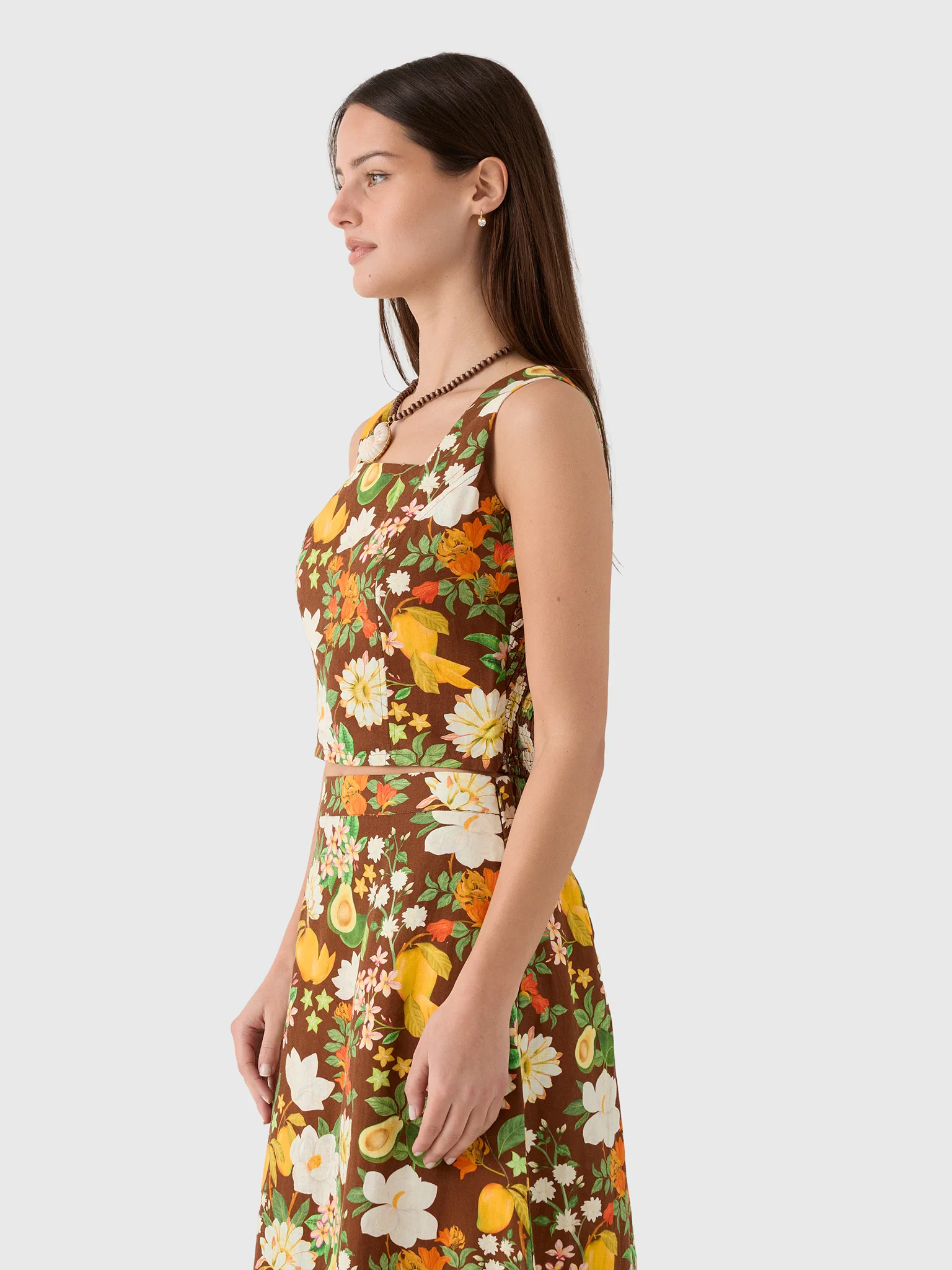 Verandah Women's Square Neck Crop Blouse - Image 3