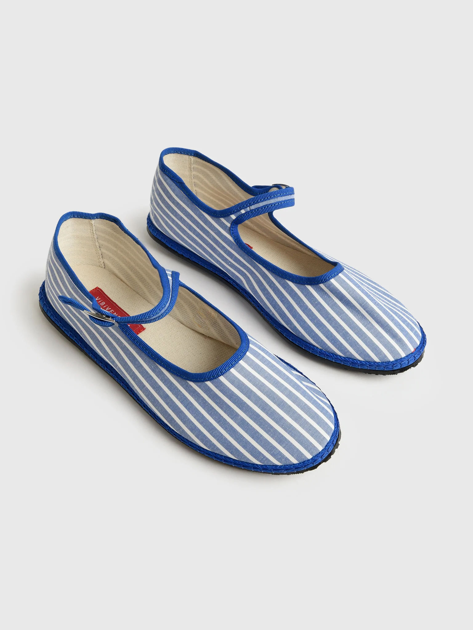 Vibi Venezia Women's Mary Jane Cotton Classic Flat - Image 6