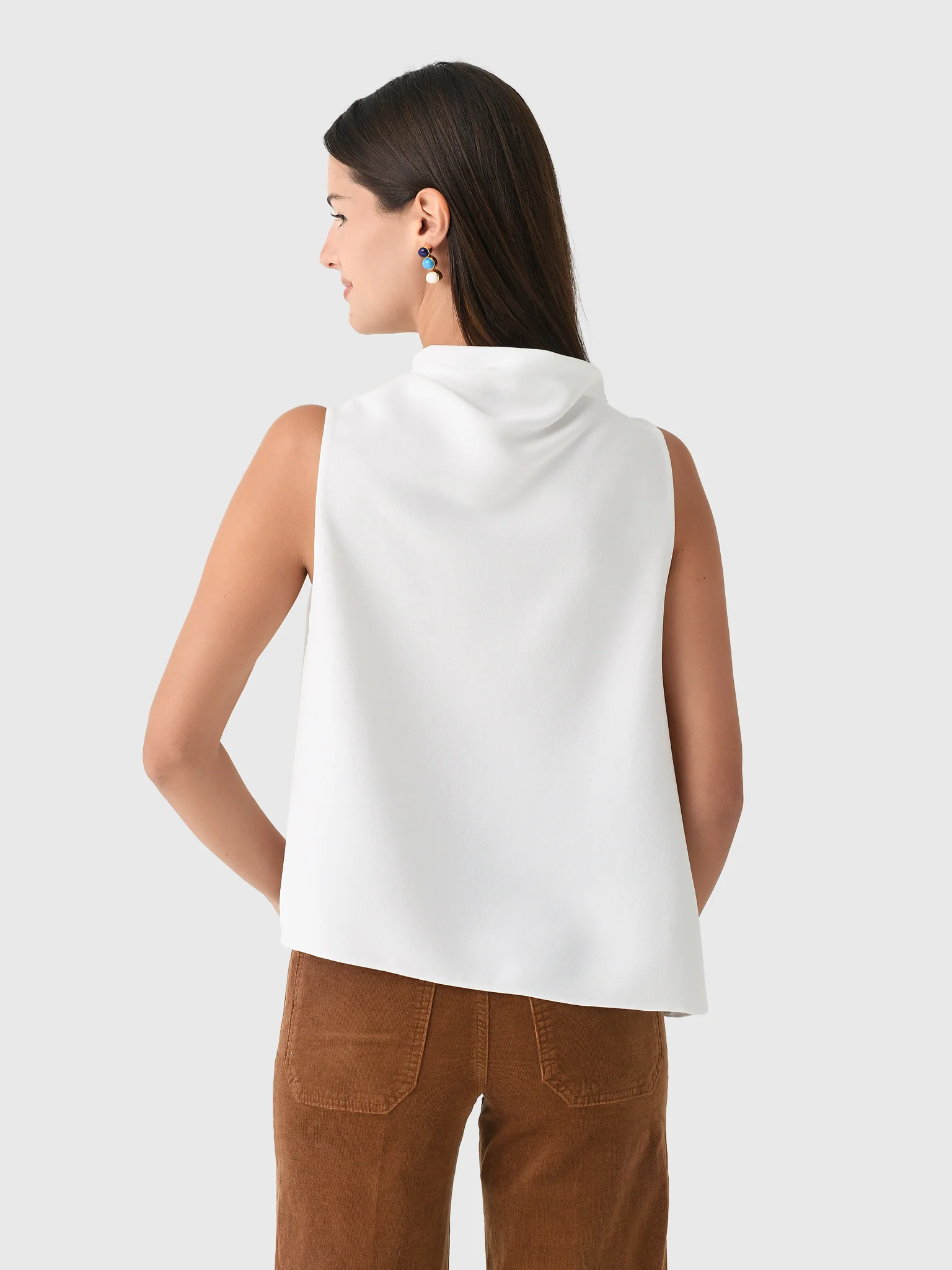 Vince Women's A-Line Asymmetrical Draped Top - Image 4