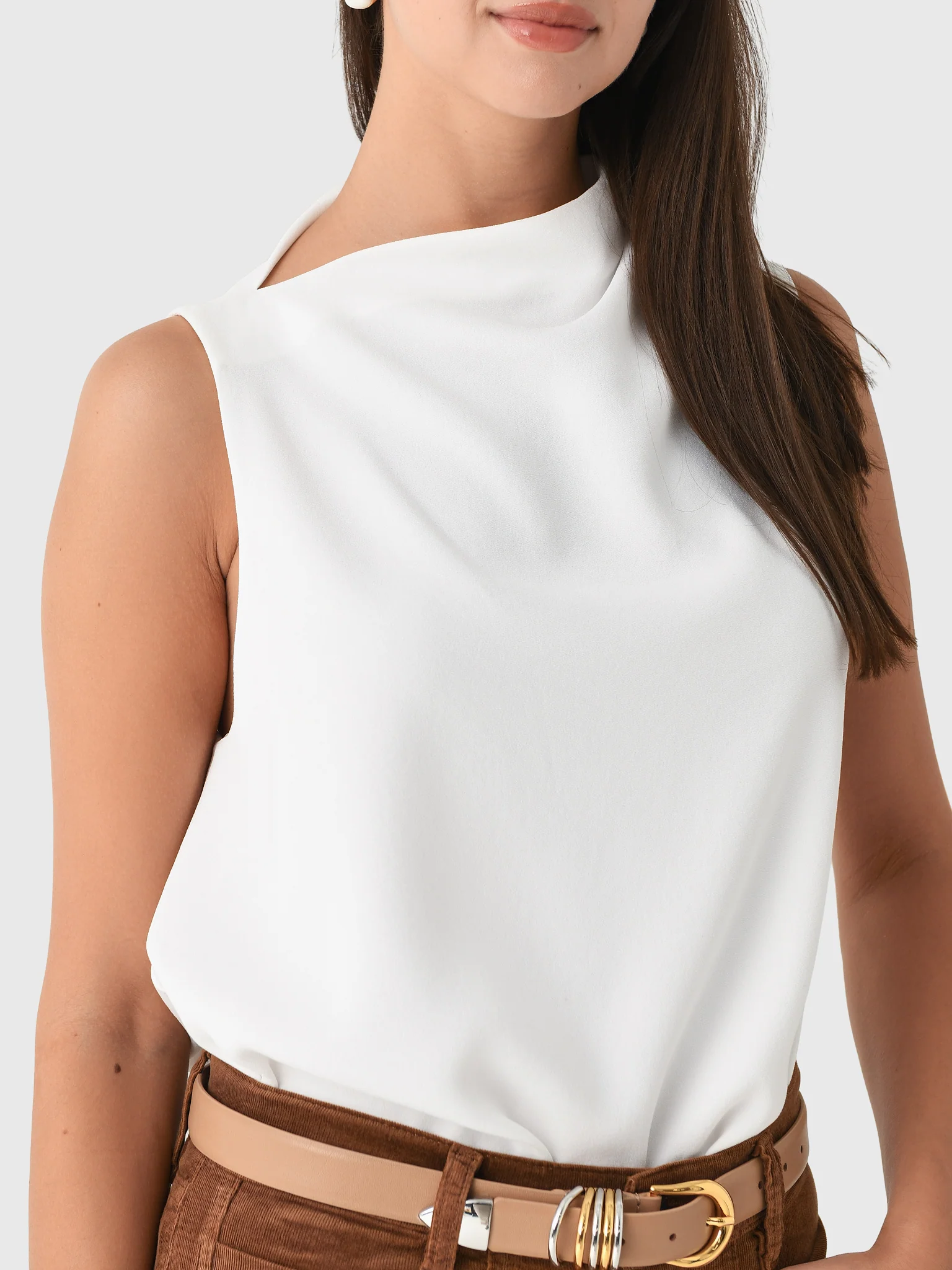 Vince Women's A-Line Asymmetrical Draped Top - Image 5