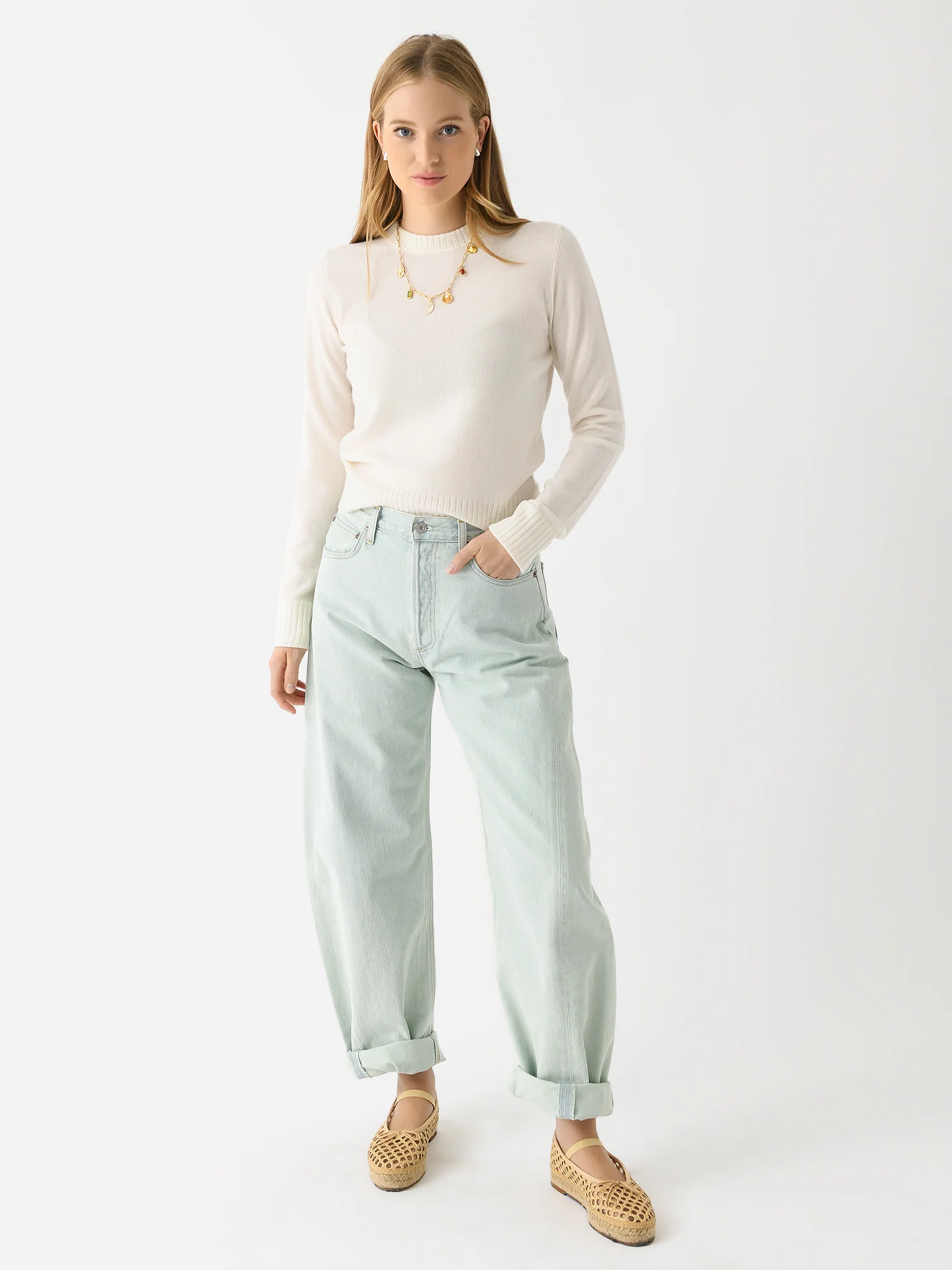 Vince Women's Cashmere Crew Neck Sweater - Image 6