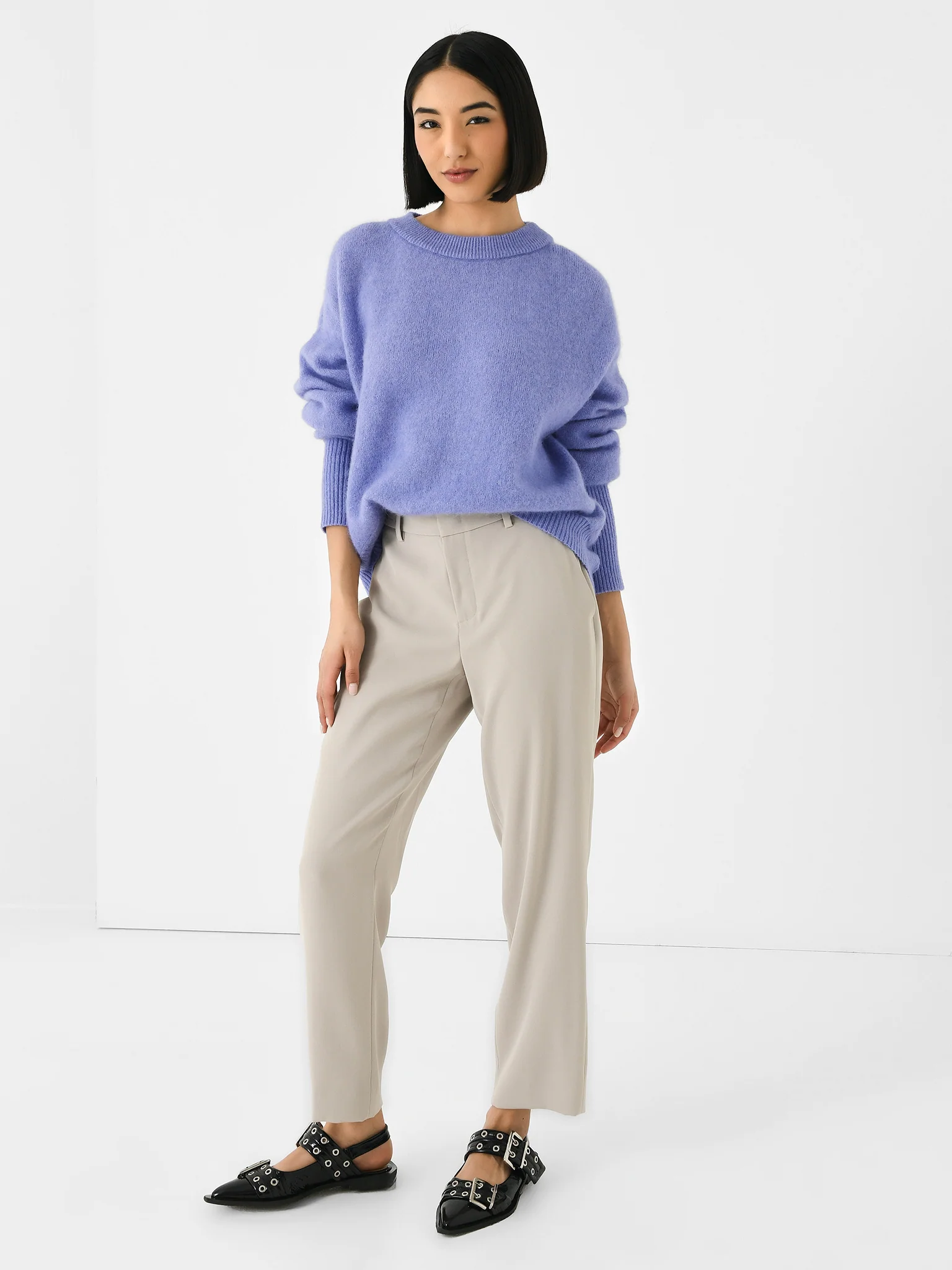 Vince Women's Crepe Tailored Straight Leg Pant - Image 2