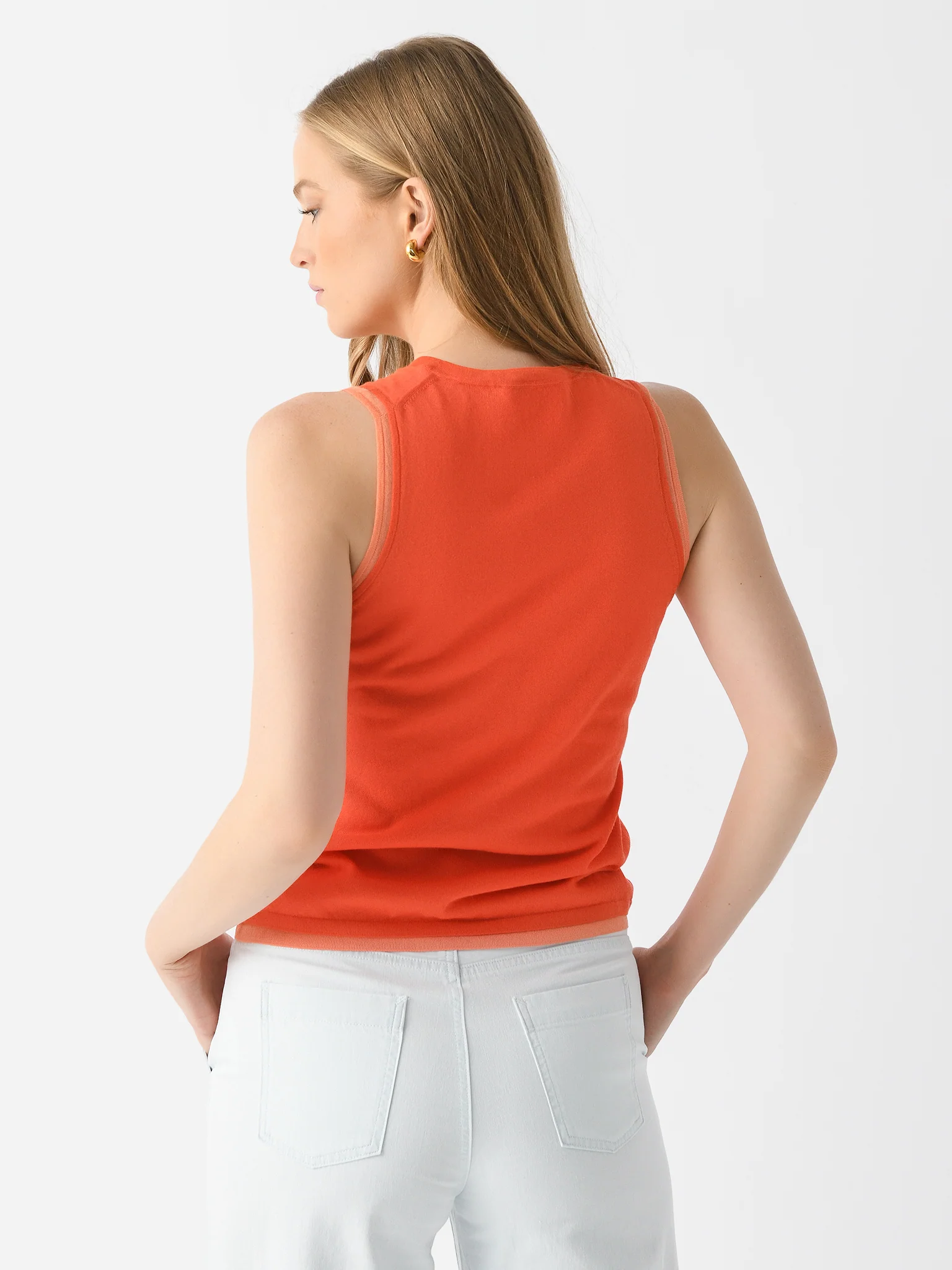 Vince Women's Double-Layer Knit Shell - Image 4