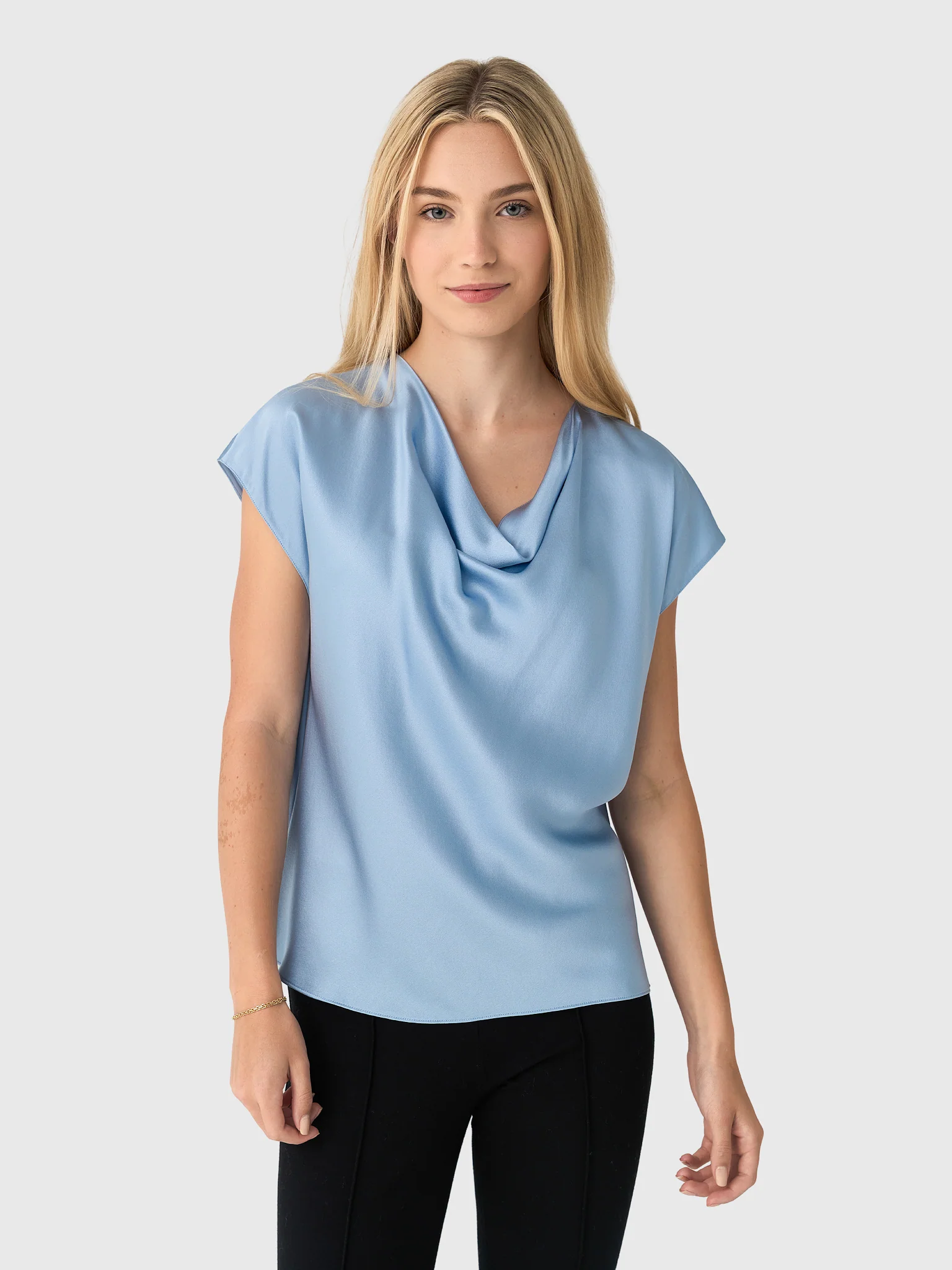 Vince Women's Silk Cowl-Neck Blouse - Image 10