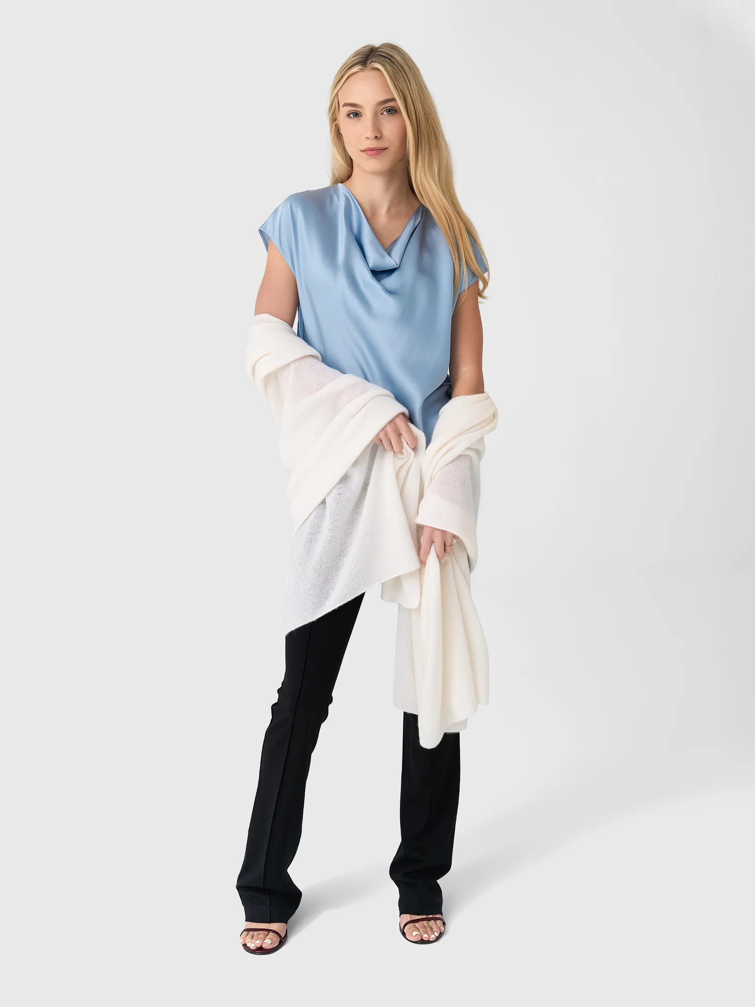 Vince Women's Silk Cowl-Neck Blouse - Image 11