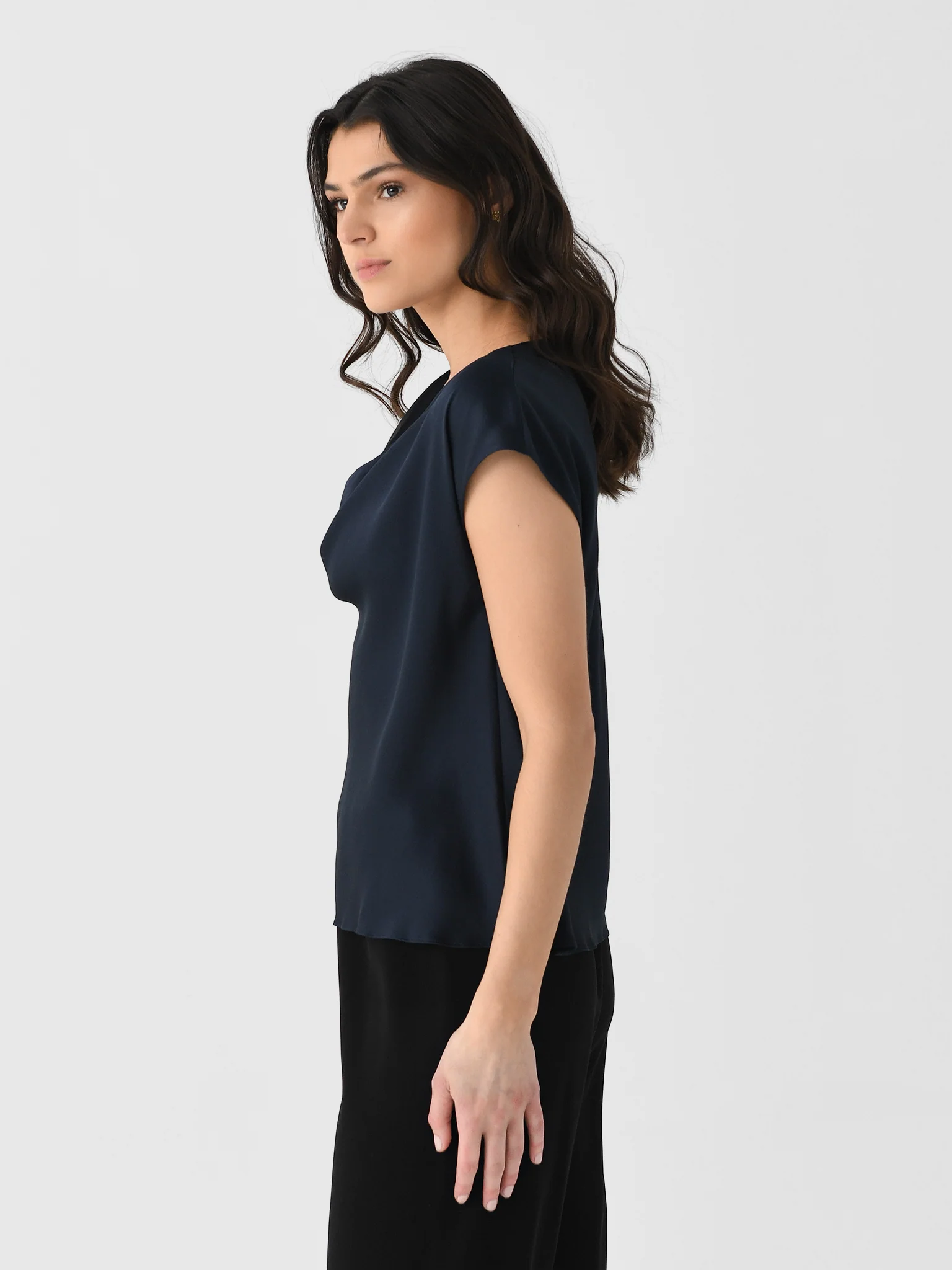 Vince Women's Silk Cowl-Neck Blouse - Image 8