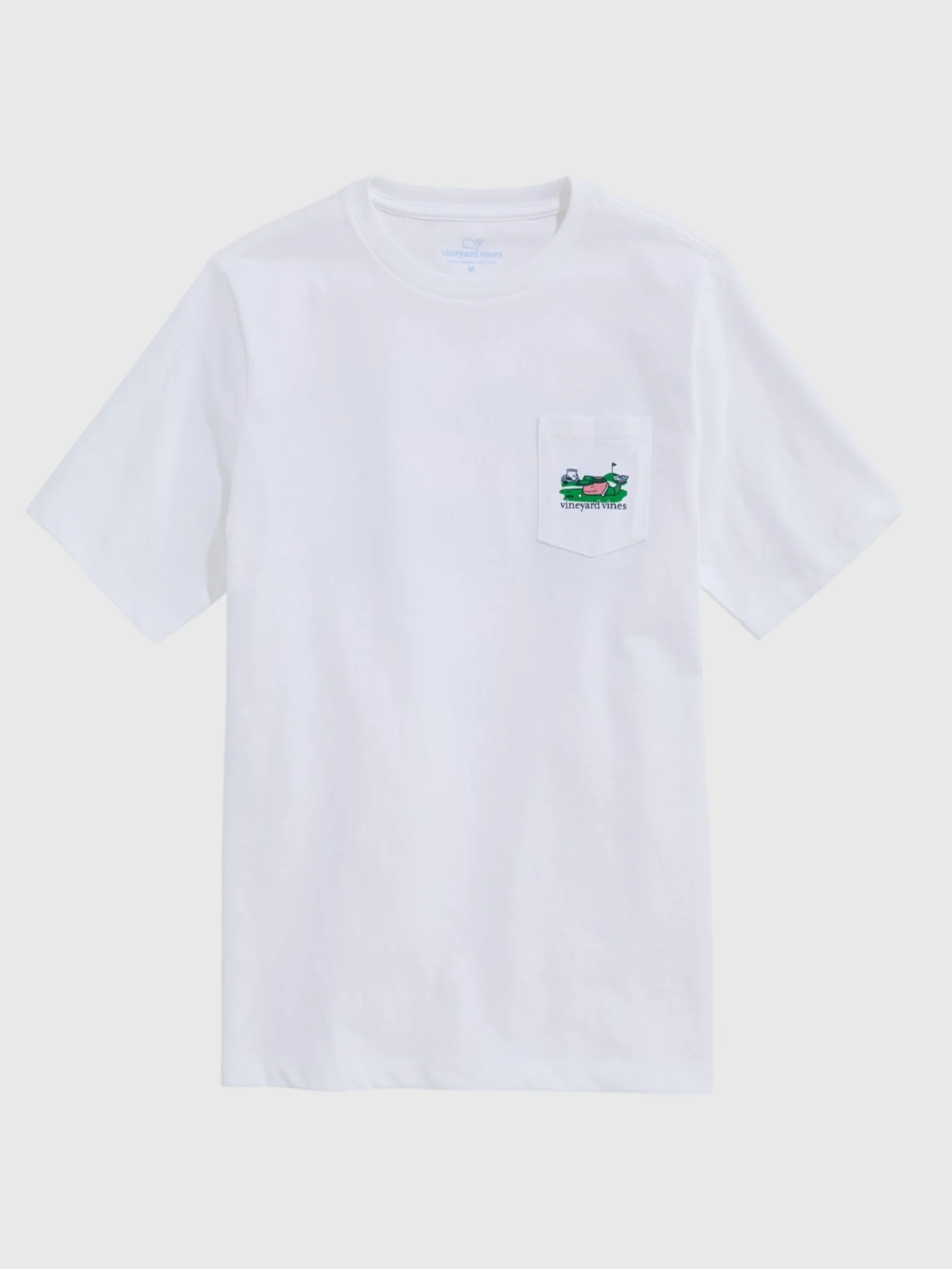 Vineyard Vines Boys' Golfer Whale Short-Sleeve Pocket Tee