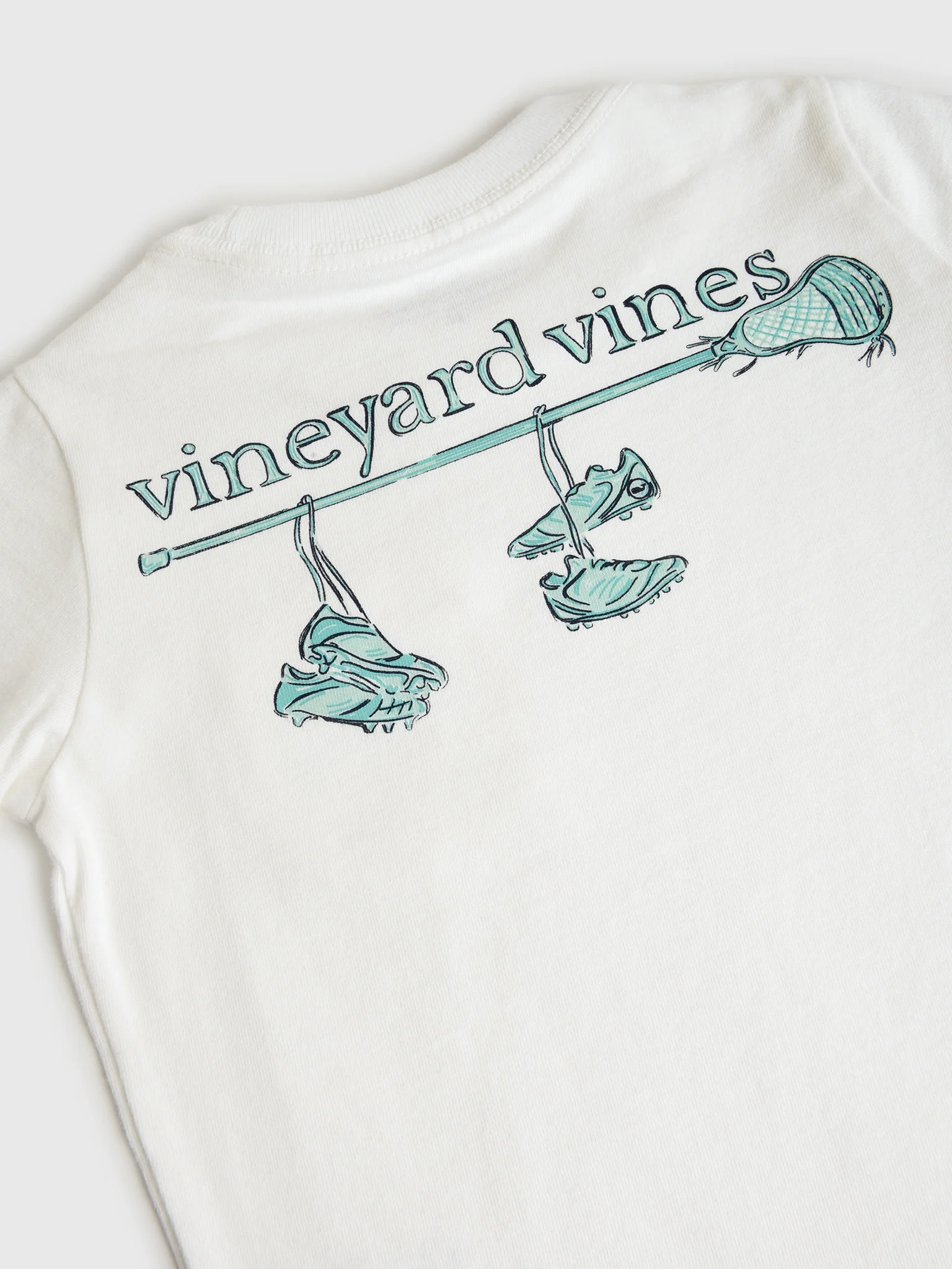 Vineyard Vines Boys' Sketched Lacrosse Stick Short-Sleeve Pocket Tee - Image 3