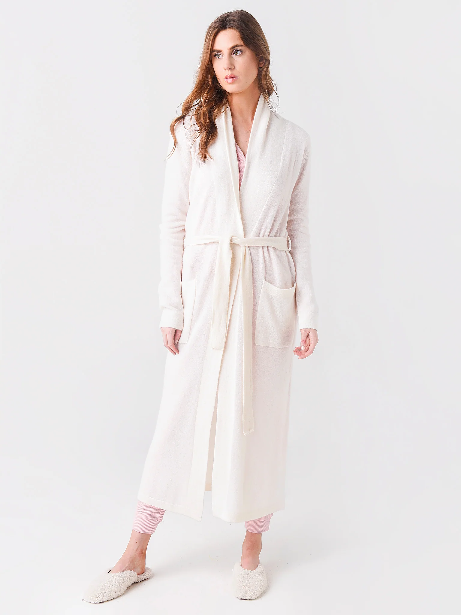 White + Warren Women's Long Cashmere Robe - Image 2