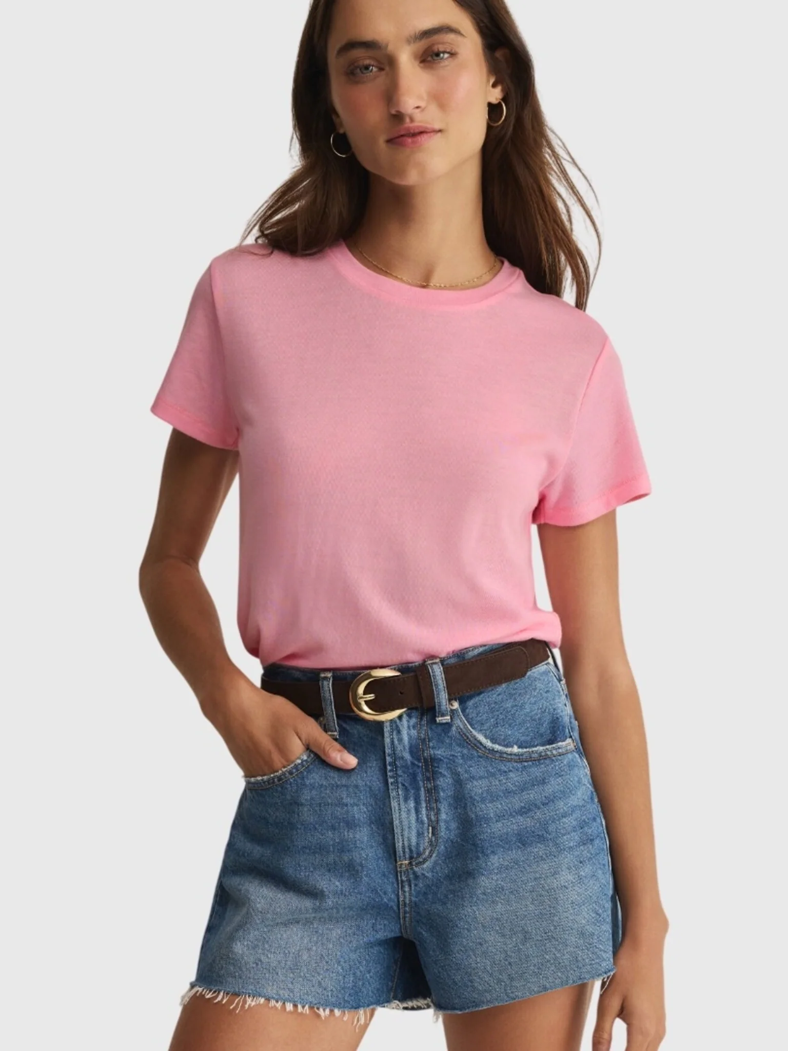 Z Supply Women's Tourist Knit Jersey Tee - Image 9